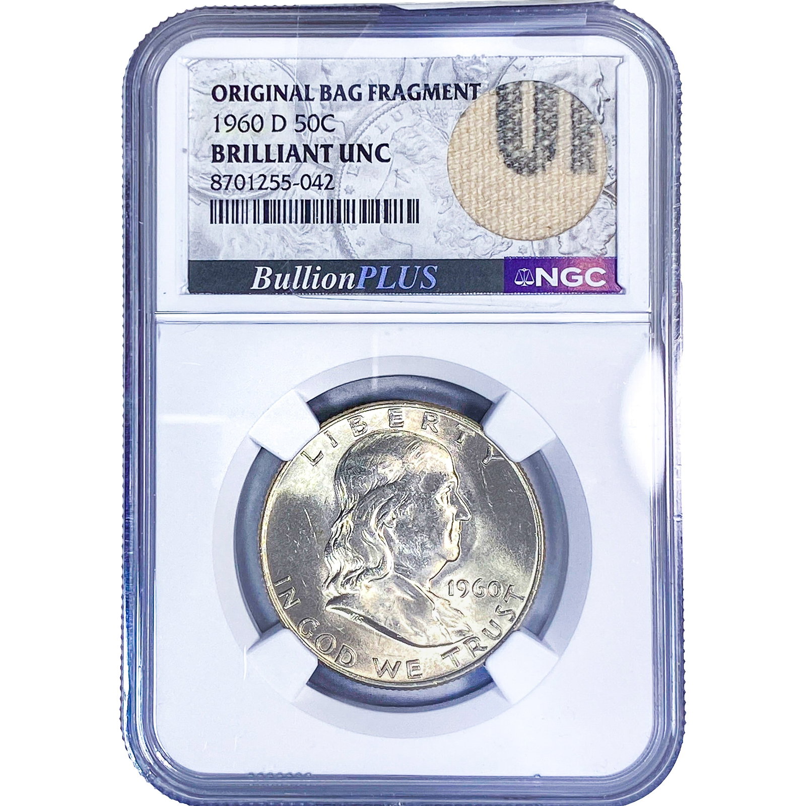 1960-D Franklin Half Dollar NGC BU: 1960-D Franklin Half Dollar NGC BU