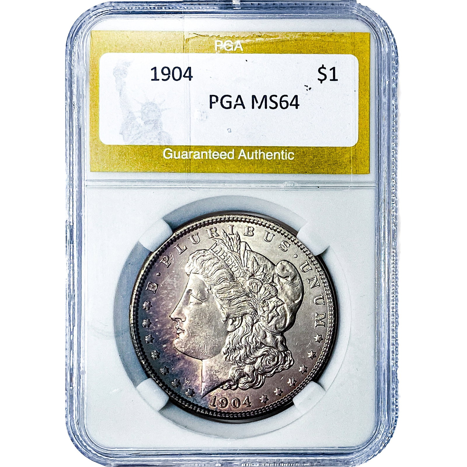 1904 Morgan Silver Dollar PGA MS64: 1904 Morgan Silver Dollar PGA MS64