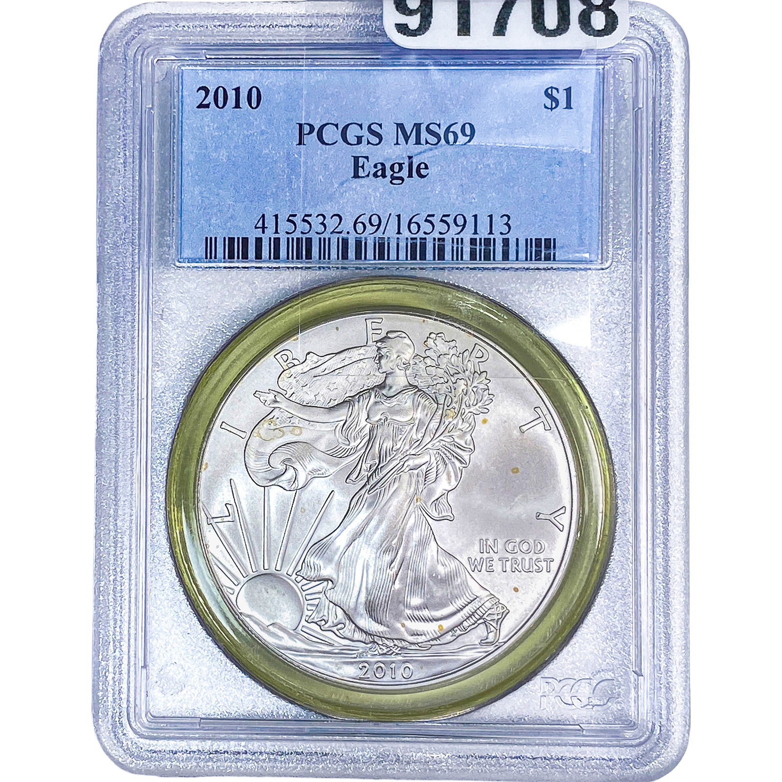 2010 Silver Eagle PCGS MS69 (1 of 2)