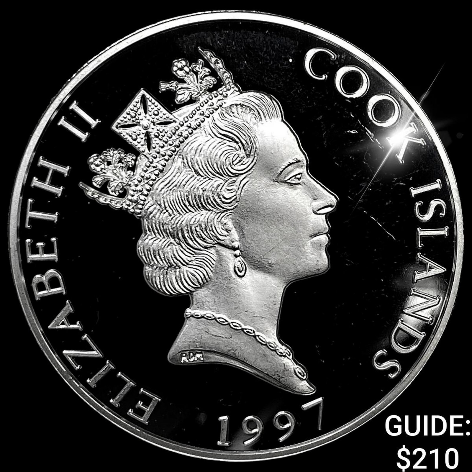 1997 Cook Islands .84oz Silver $10-Pet. Forest (1 of 2)