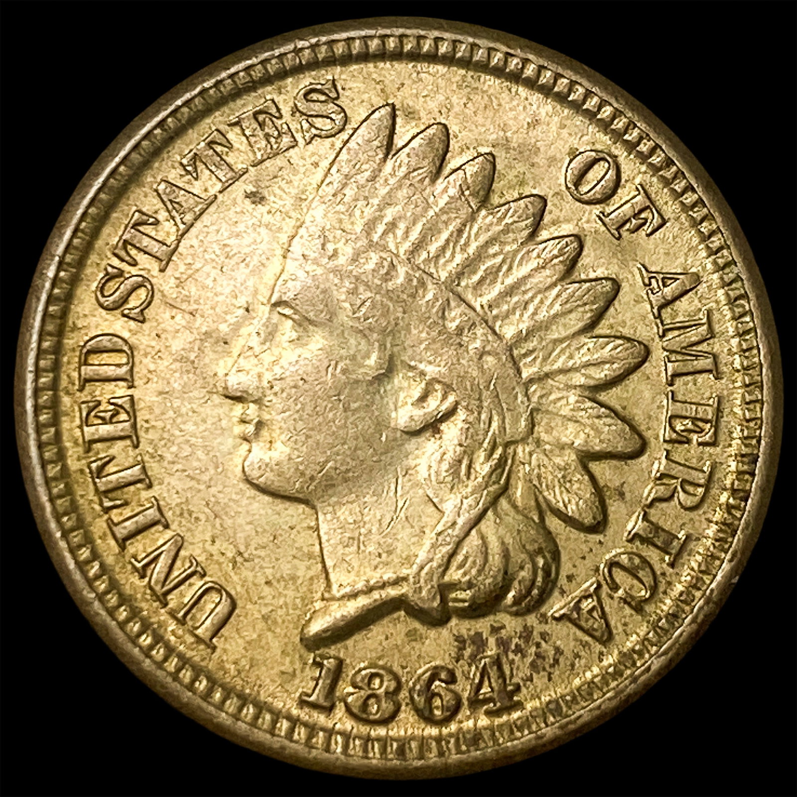 1864 Indian Head Cent CHOICE AU (1 of 2)