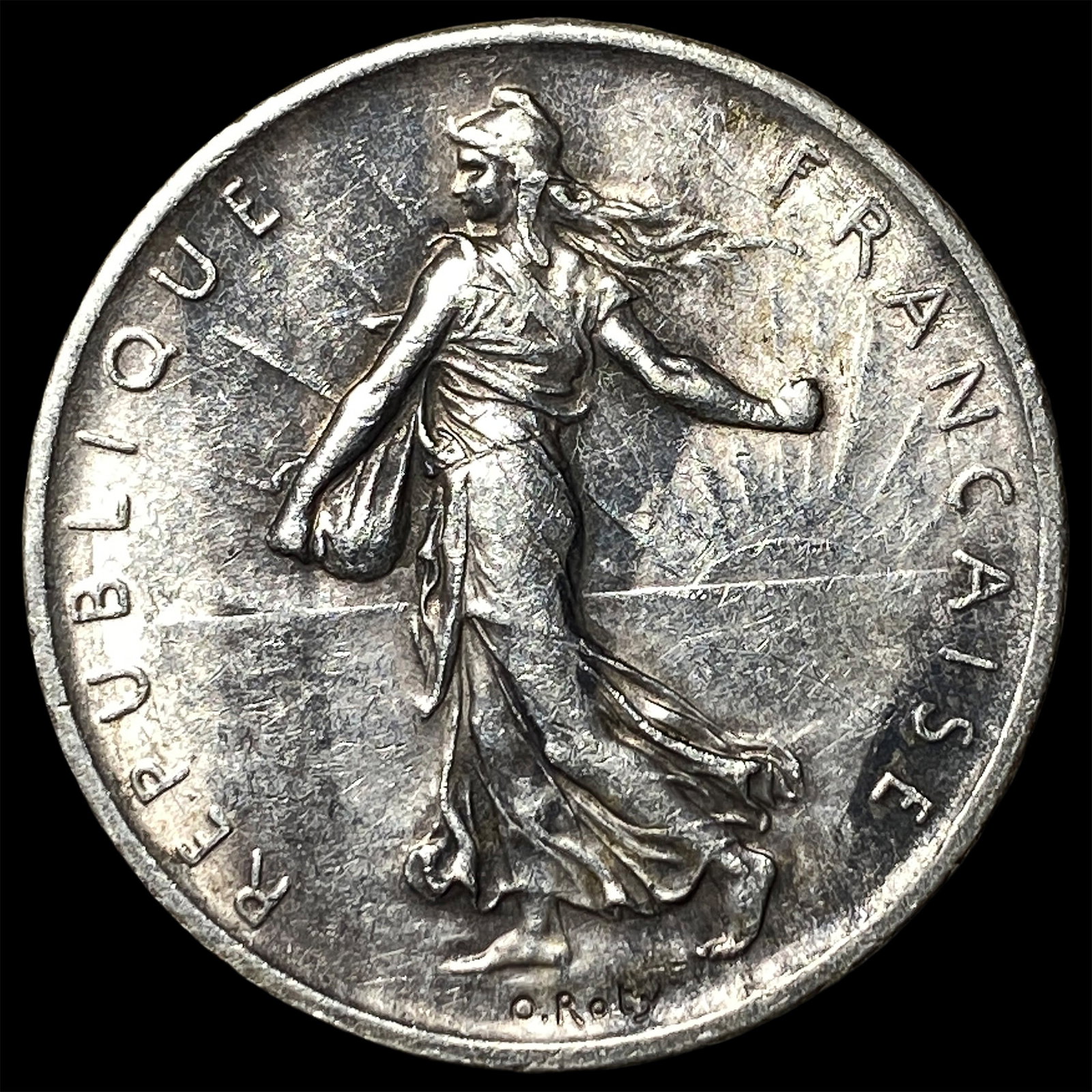 1960 France Silver 5 Francs KM 926 (1 of 2)