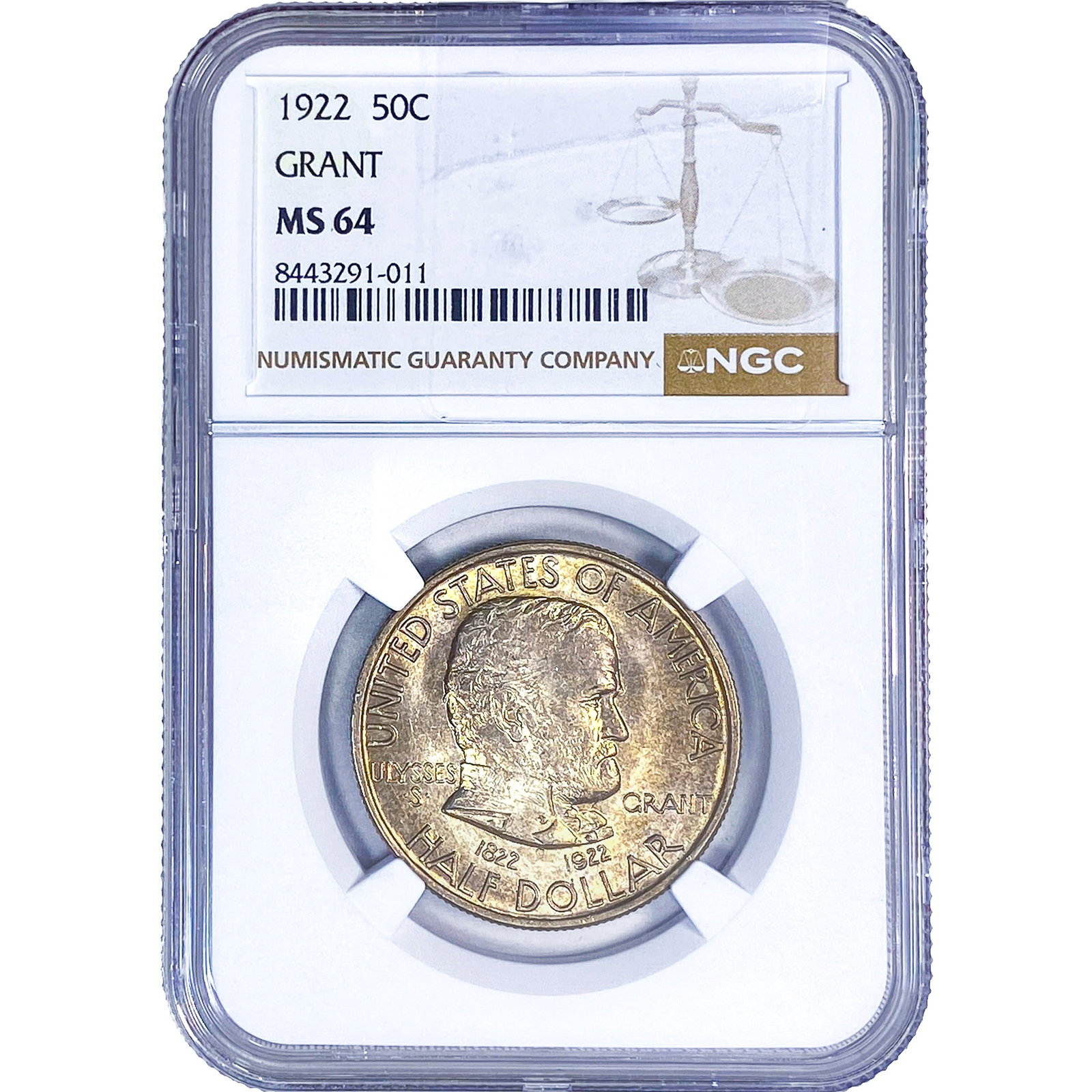 1922 Grant Half Dollar NGC MS64 (1 of 2)