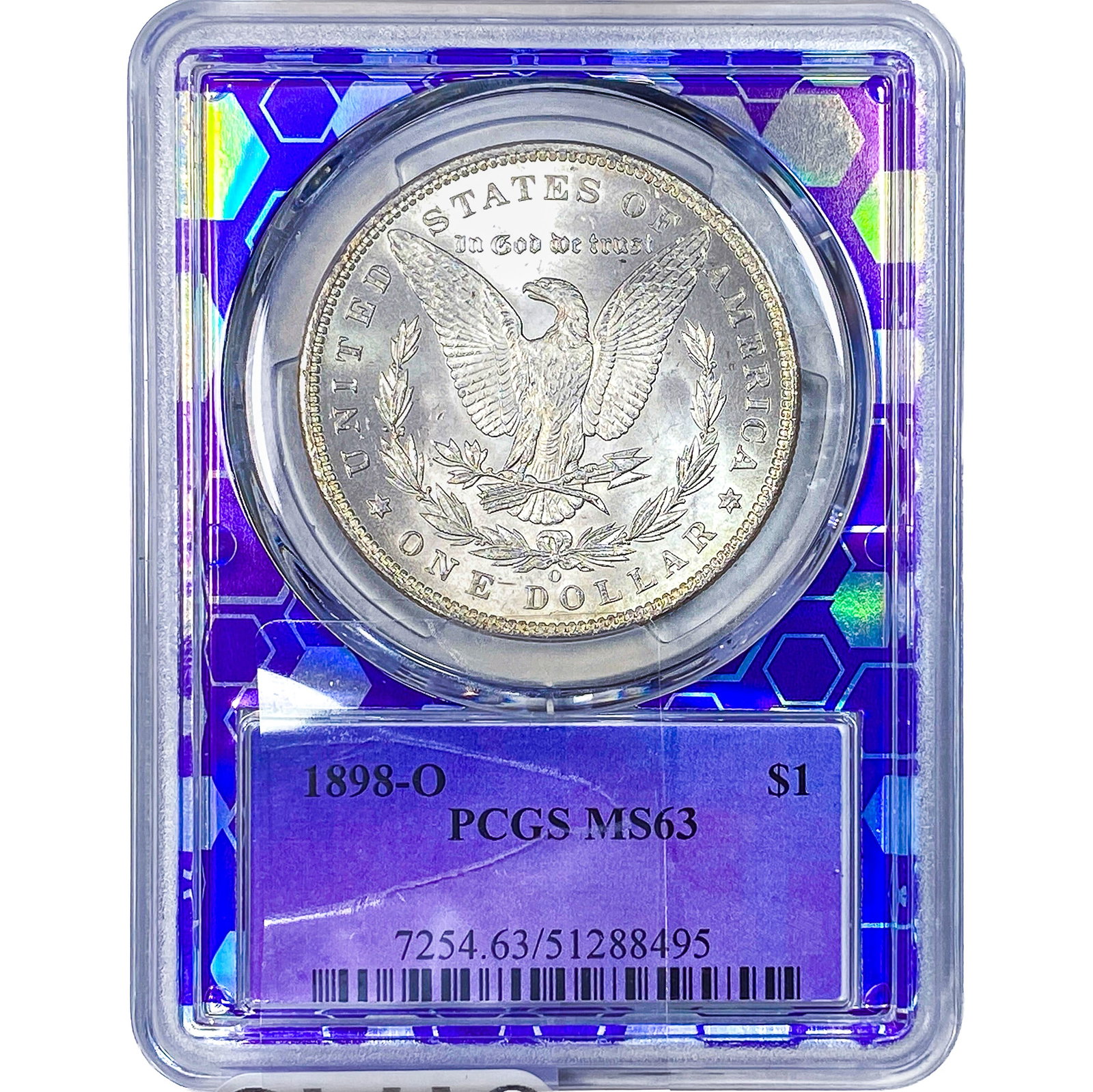 1898-O Morgan Silver Dollar PCGS MS63 (1 of 2)