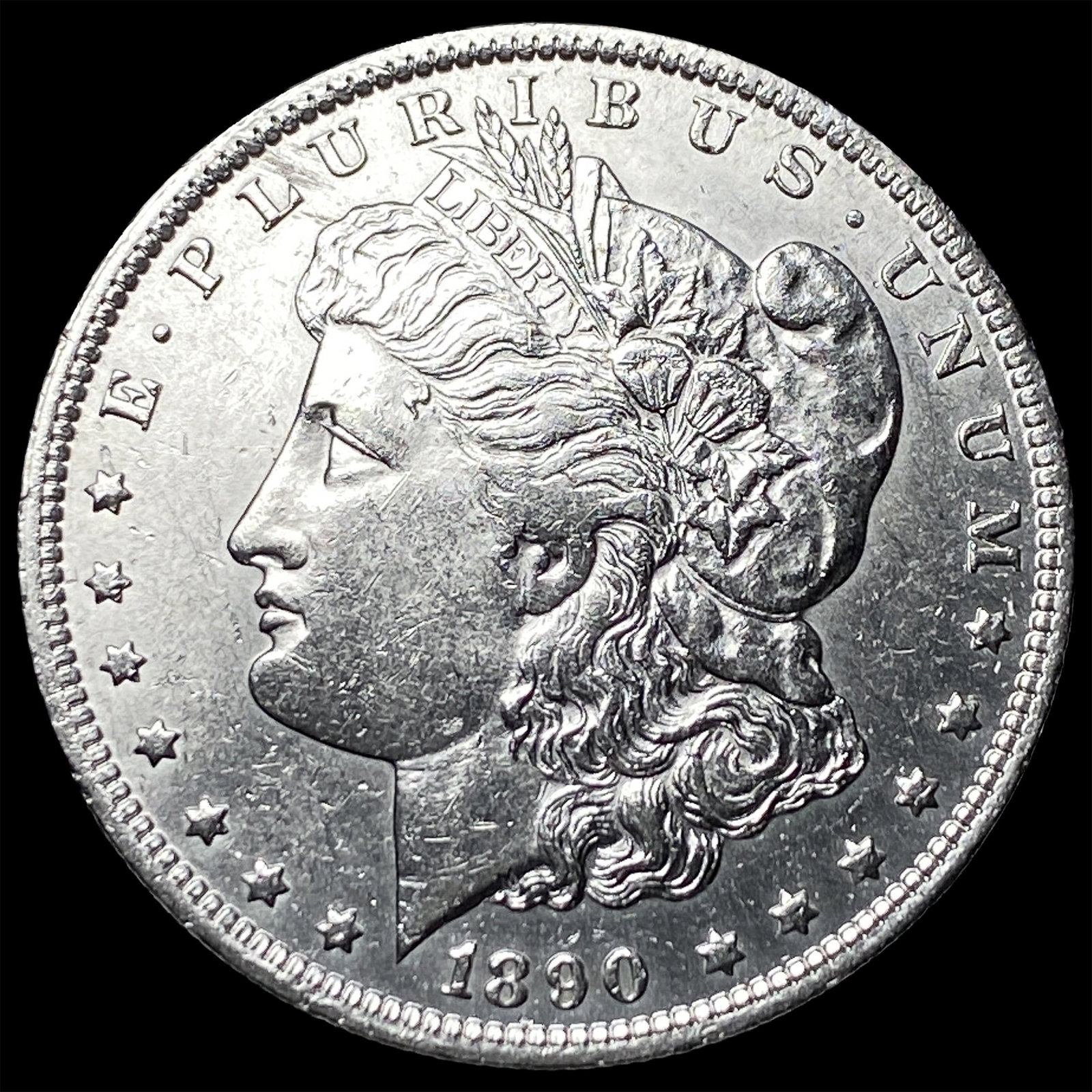 1890-O Morgan Silver Dollar CLOSELY UNCIRCULATED (1 of 2)