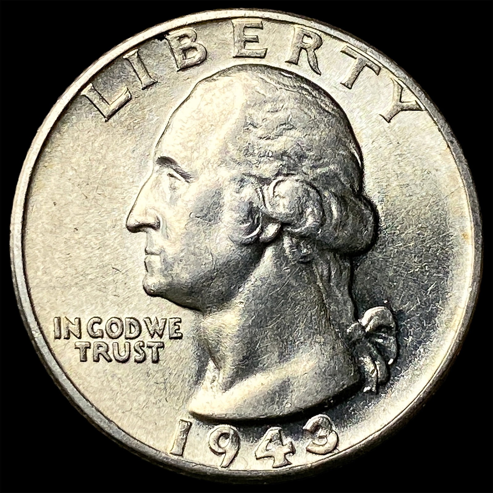 1943 Silver Washington Quarter UNCIRCULATED (1 of 2)