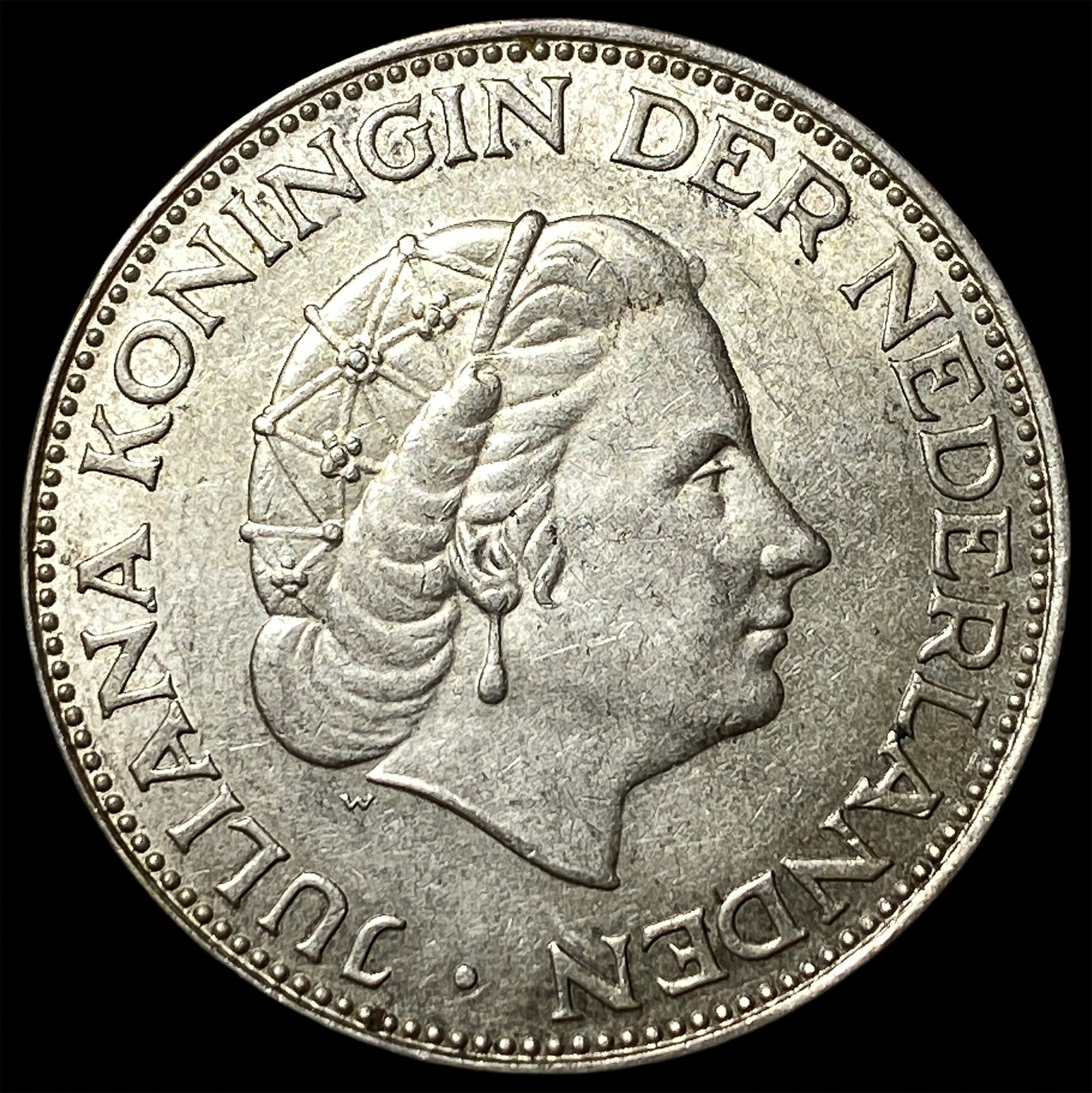1960 Netherlands Silver 2 1/2 Gulden (1 of 2)