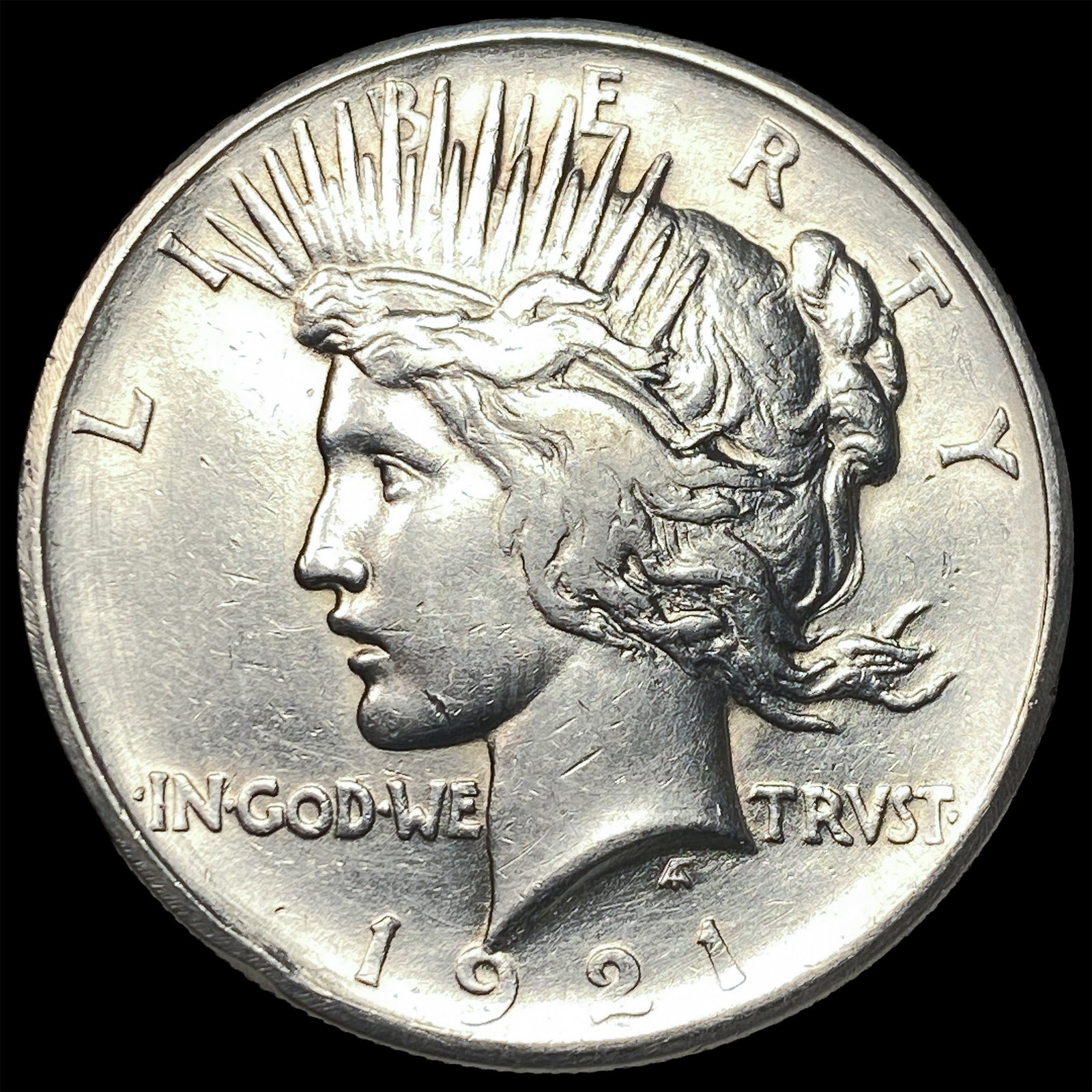 1921 Silver Peace Dollar CLOSELY UNCIRCULATED: 1921 Silver Peace Dollar CLOSELY UNCIRCULATED