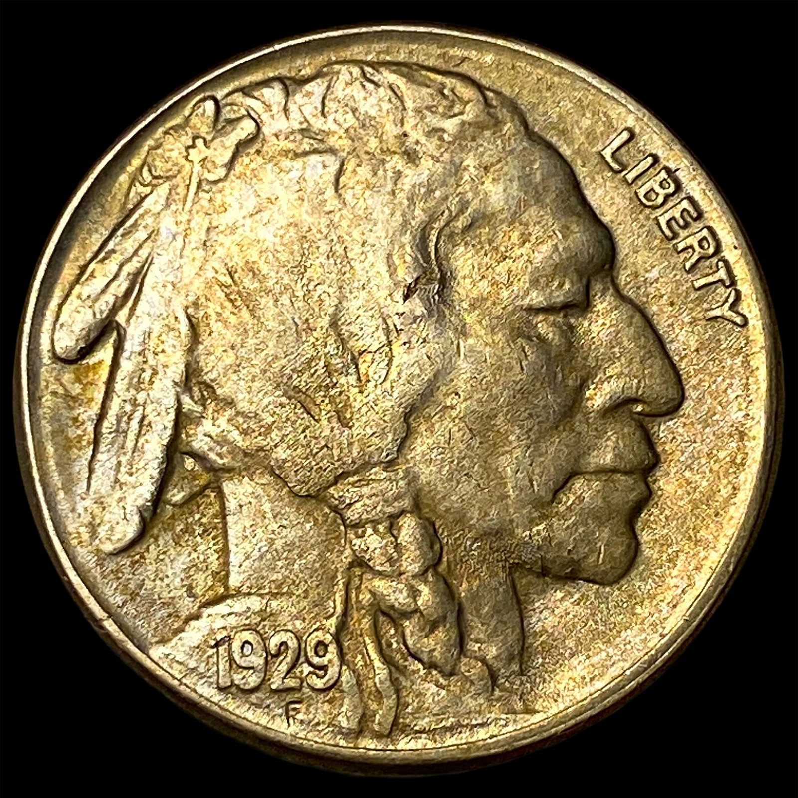 1929-S Buffalo Nickel CHOICE AU: 1929-S Buffalo Nickel CHOICE AU