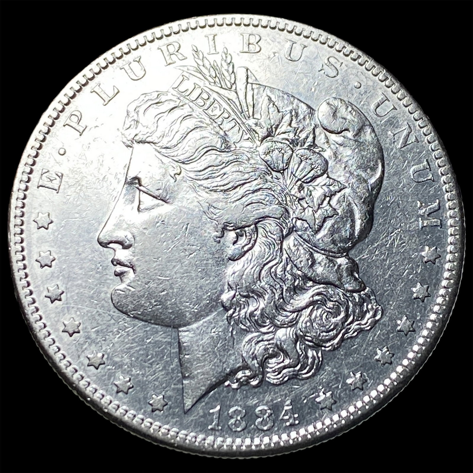 1884-S Morgan Silver Dollar CLOSELY UNCIRCULATED (1 of 2)