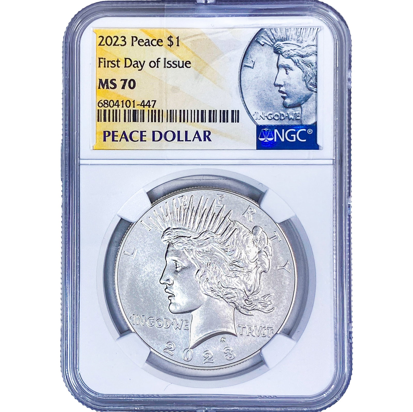 2023 Silver Peace Dollar NGC MS70: 2023 Silver Peace Dollar NGC MS70