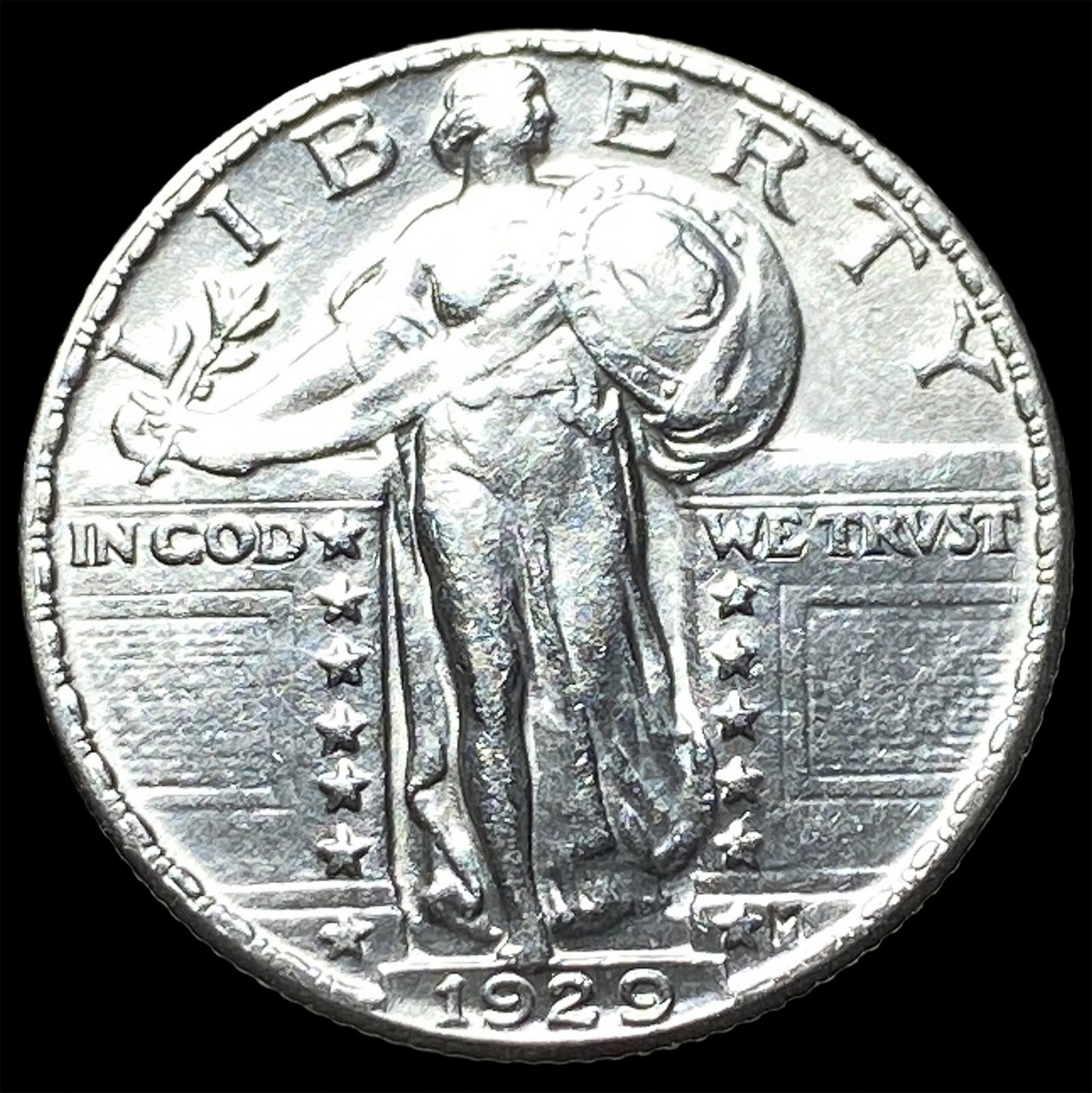 1929 Standing Liberty Silver Quarter CLOSELY UNCIRCULATED (1 of 2)
