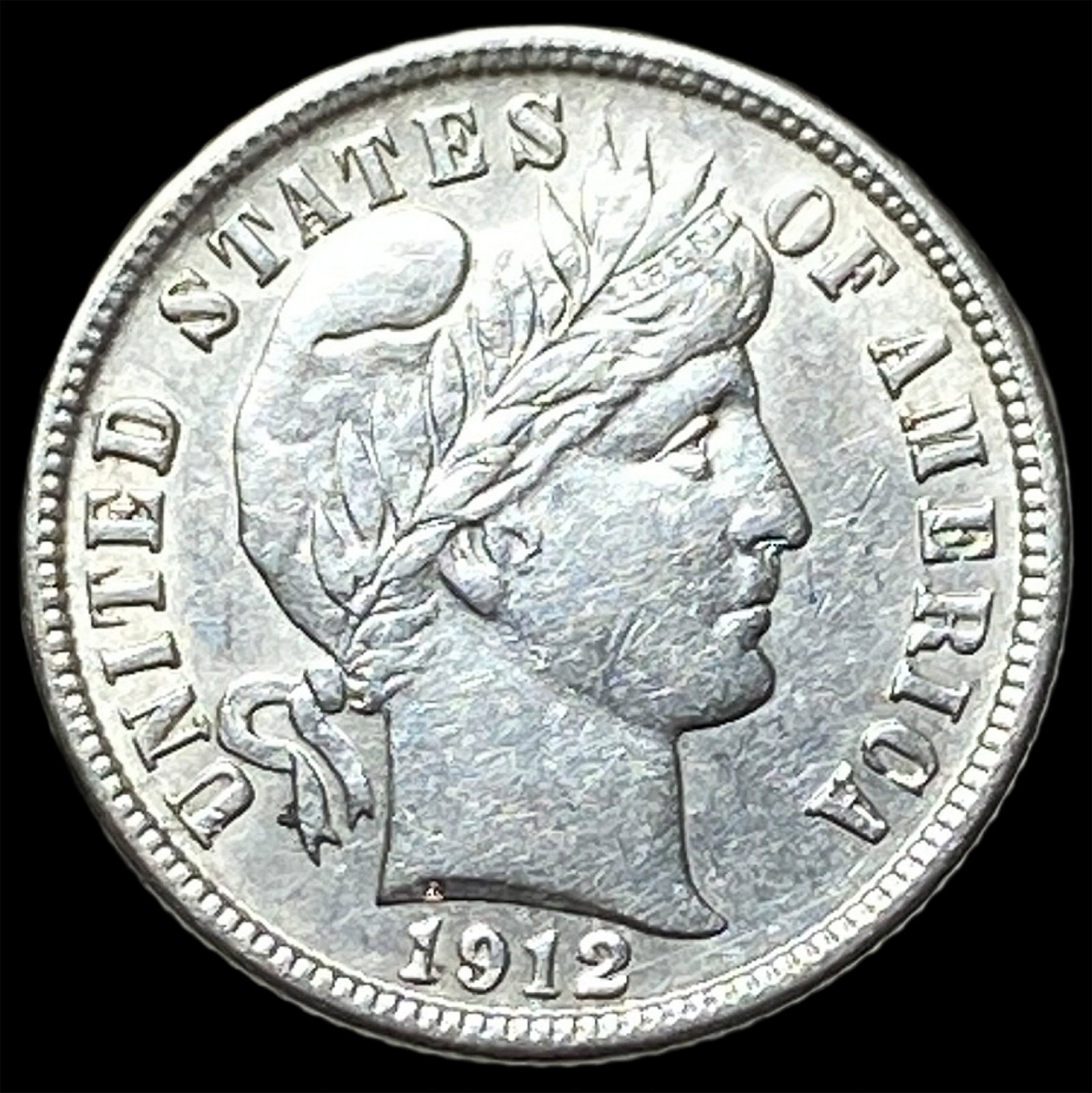 1912-D Silver Barber Dime UNCIRCULATED: 1912-D Silver Barber Dime UNCIRCULATED