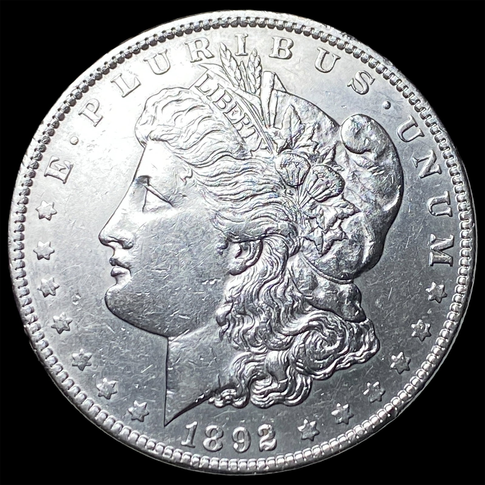 1892 Morgan Silver Dollar UNCIRCULATED: 1892 Morgan Silver Dollar UNCIRCULATED