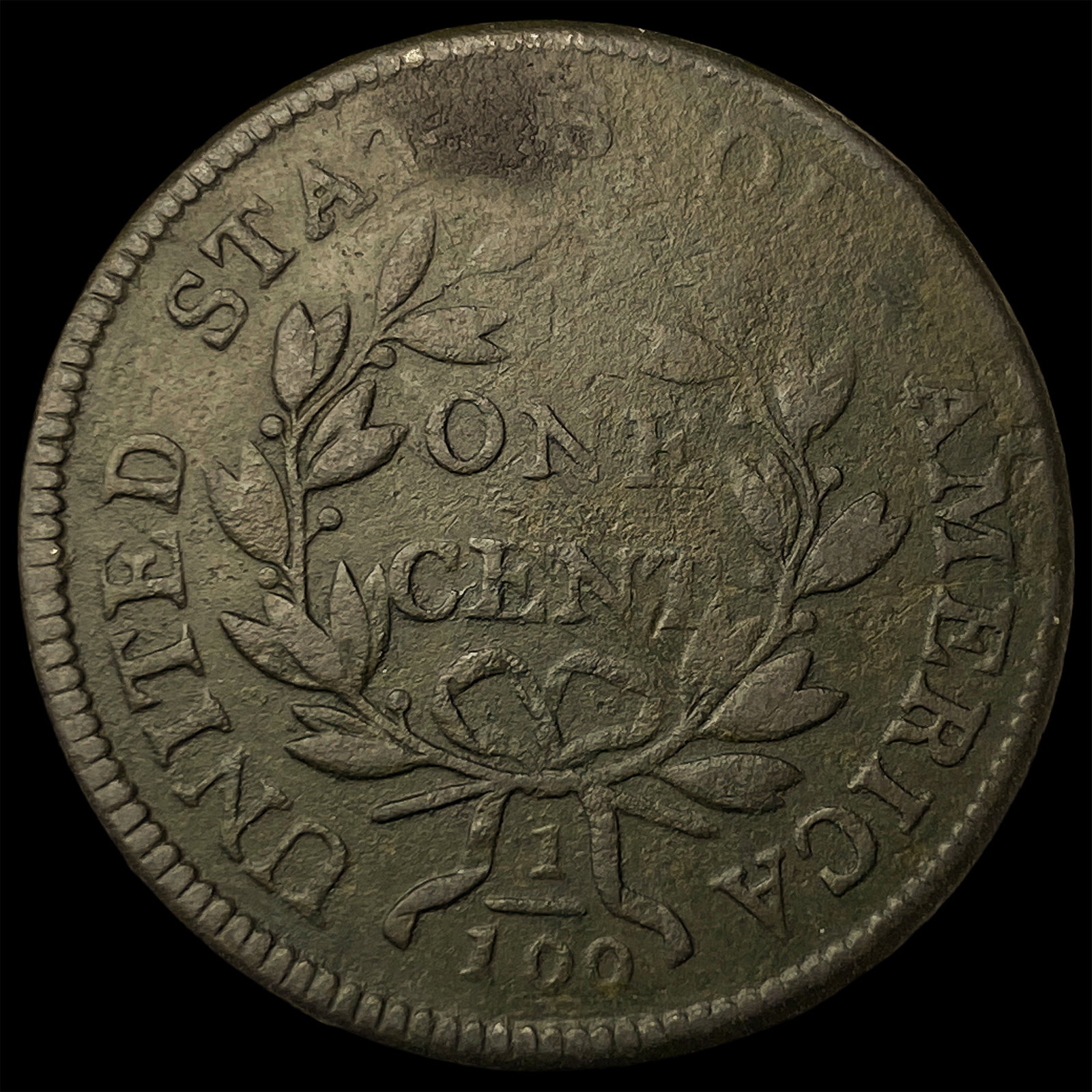 1801 Draped Bust Large Cent LIGHTLY CIRCULATED - 2