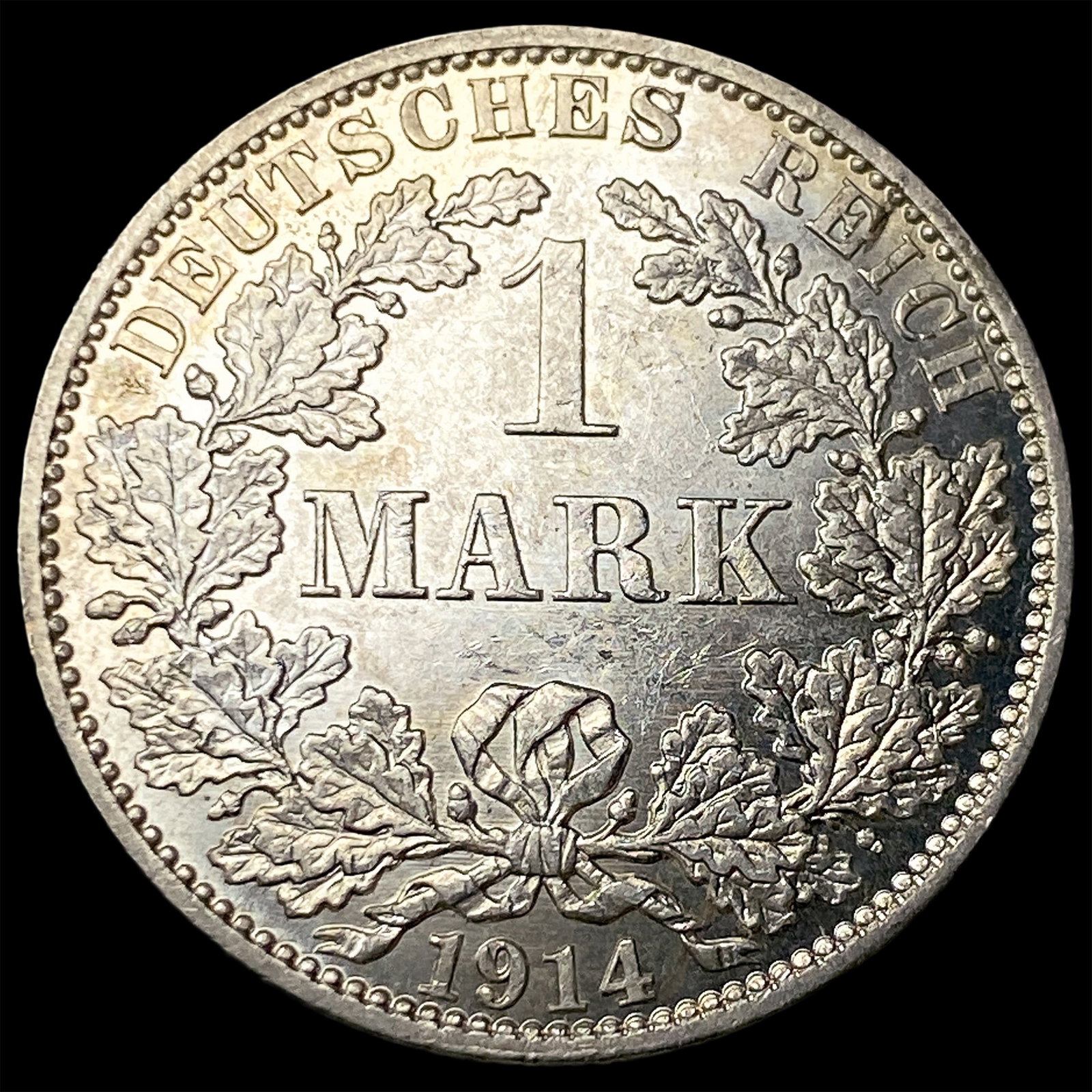 1914A Germany Silver 1 Mark: 1914A Germany Silver 1 Mark