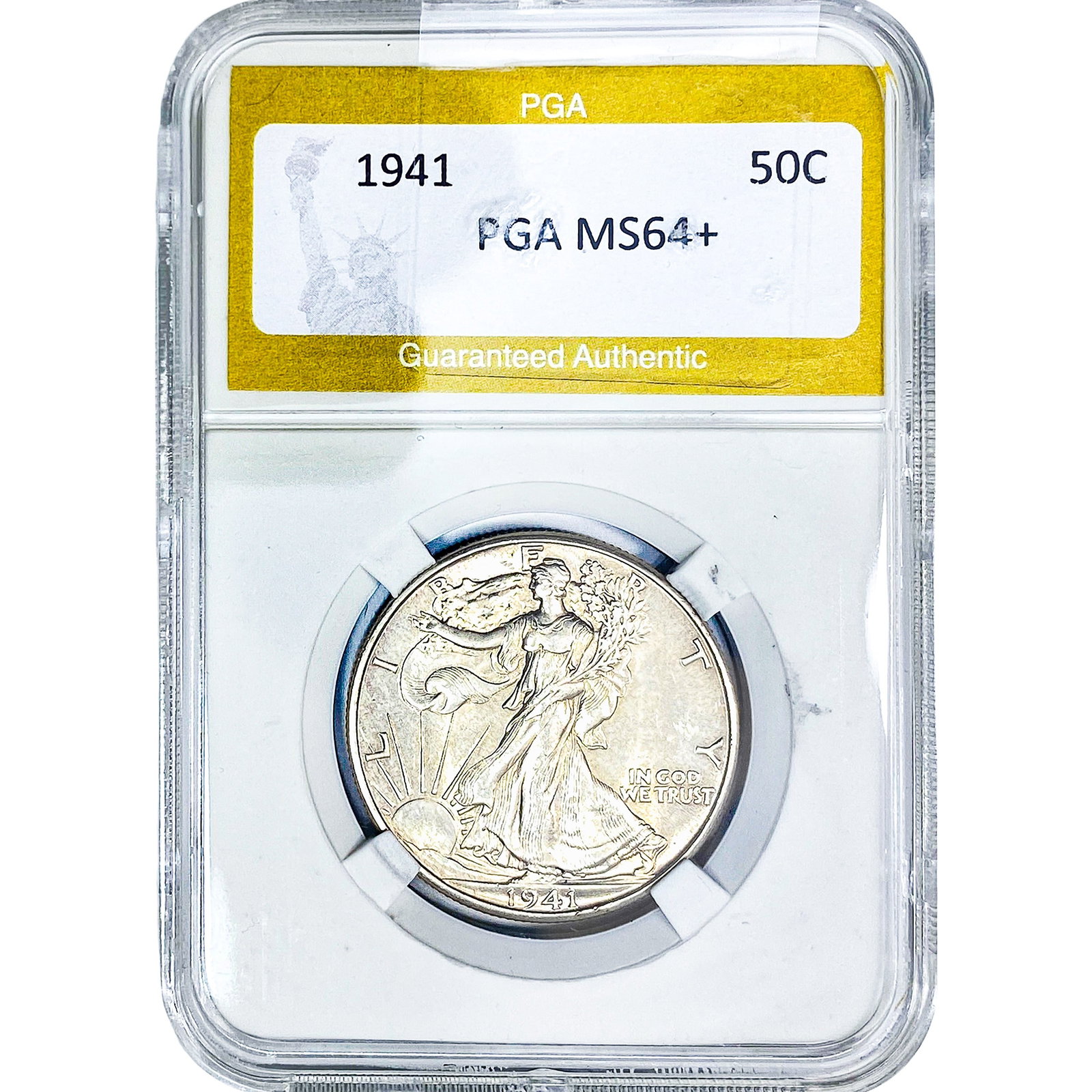 1941 Walking Liberty Half Dollar PGA MS64+ (1 of 2)