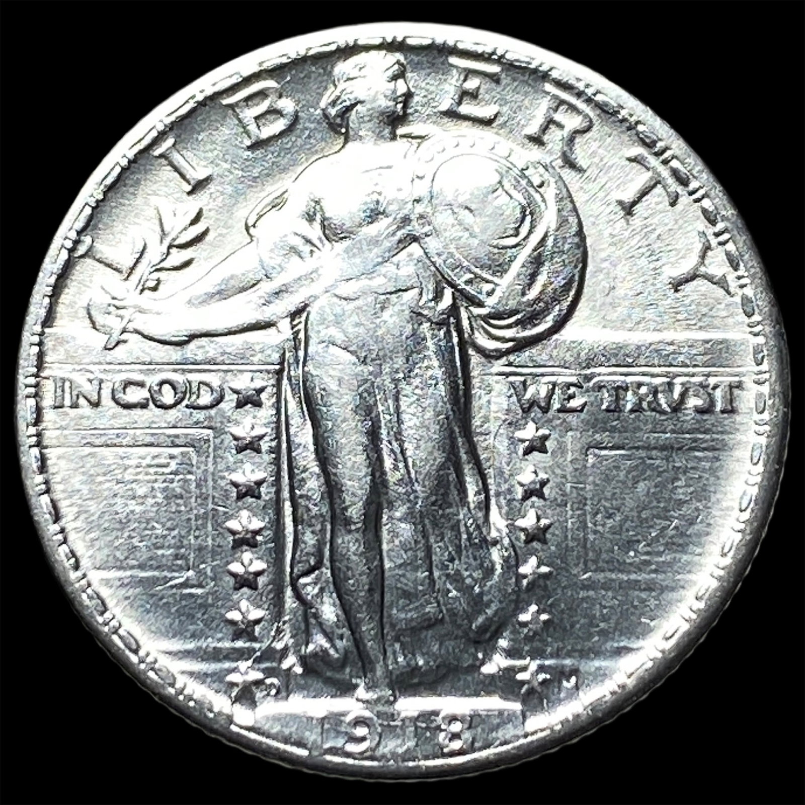 1918-D Standing Liberty Quarter UNCIRCULATED: 1918-D Standing Liberty Quarter UNCIRCULATED