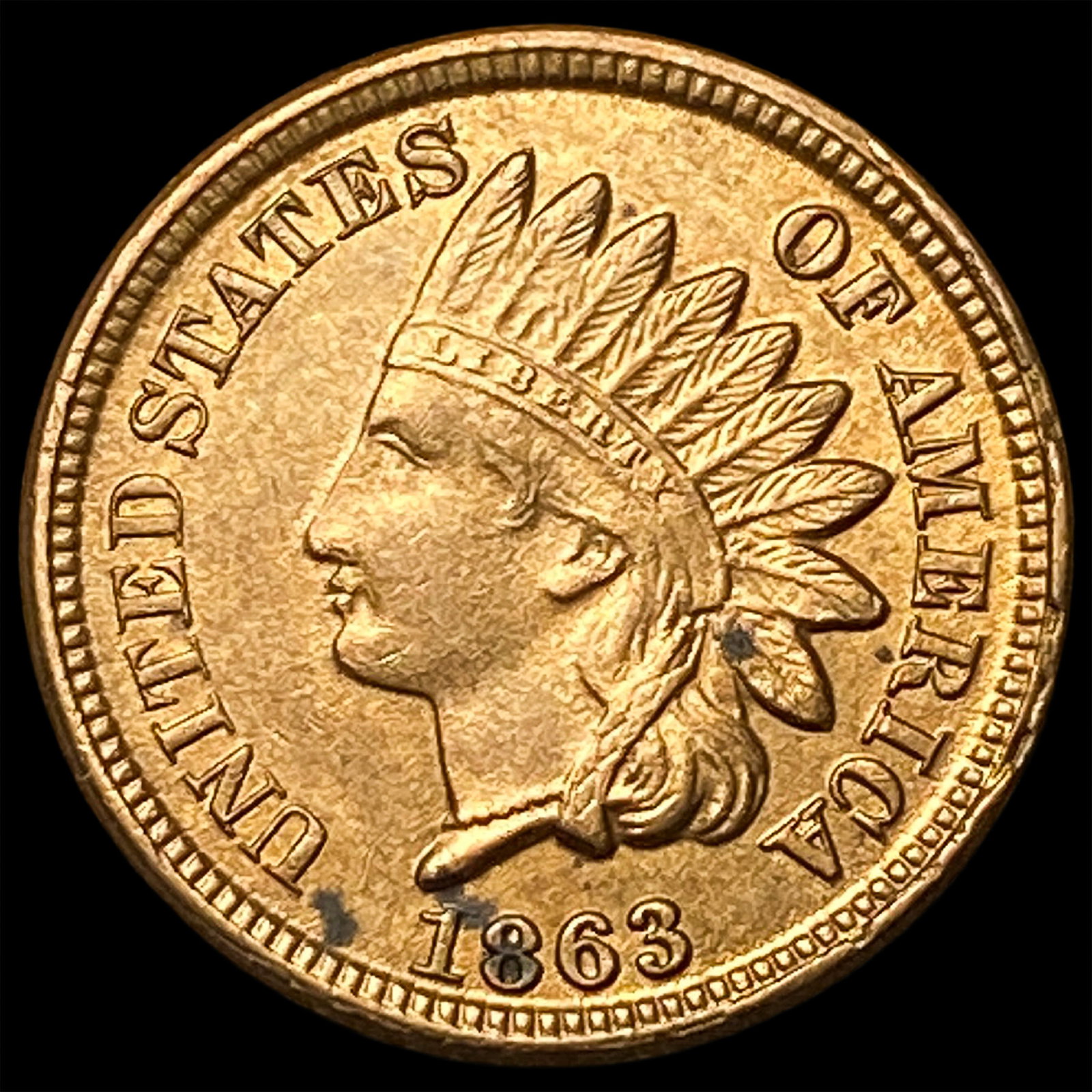 1863 Indian Head Cent UNCIRCULATED: 1863 Indian Head Cent UNCIRCULATED