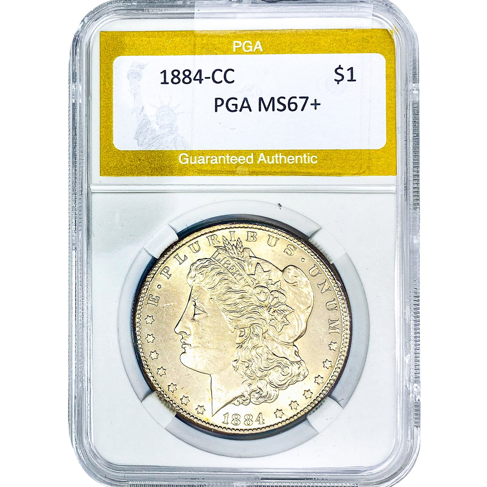 1884-CC Morgan Silver Dollar PGA MS67+ (1 of 2)