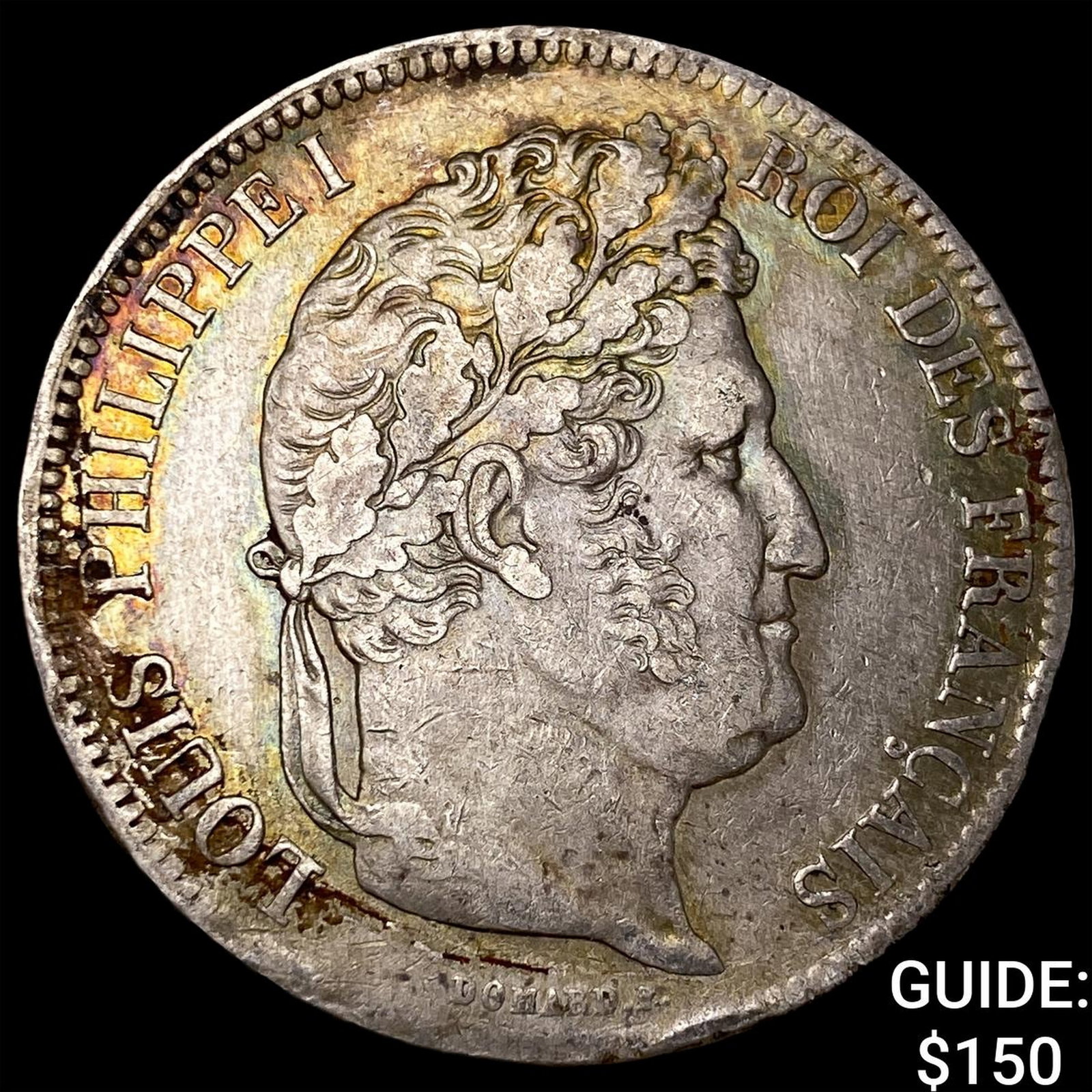 1841 France Silver 5 Francs: 1841 France Silver 5 Francs