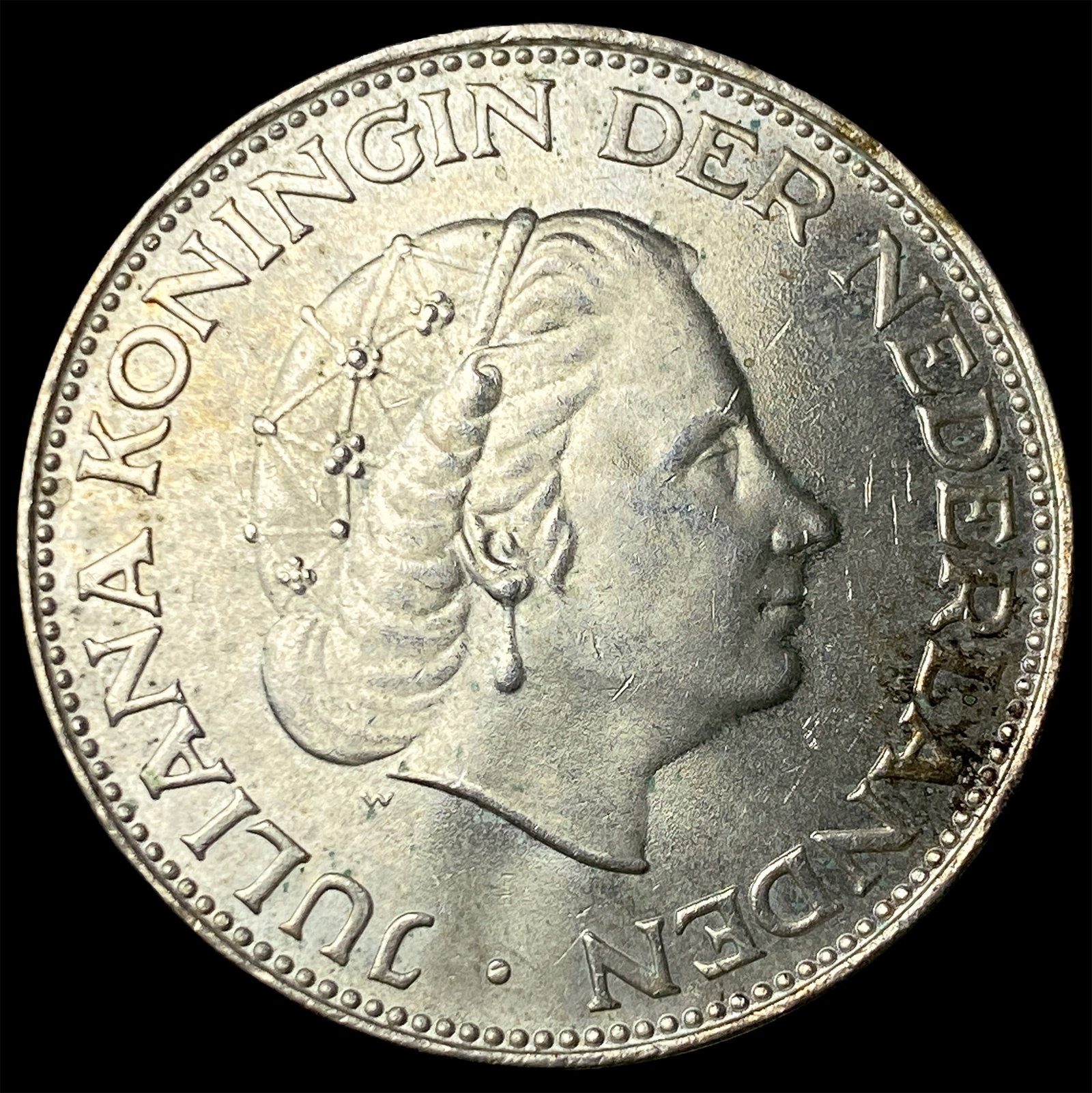 1966 Netherlands Silver 2 1/2 Guldens (1 of 2)