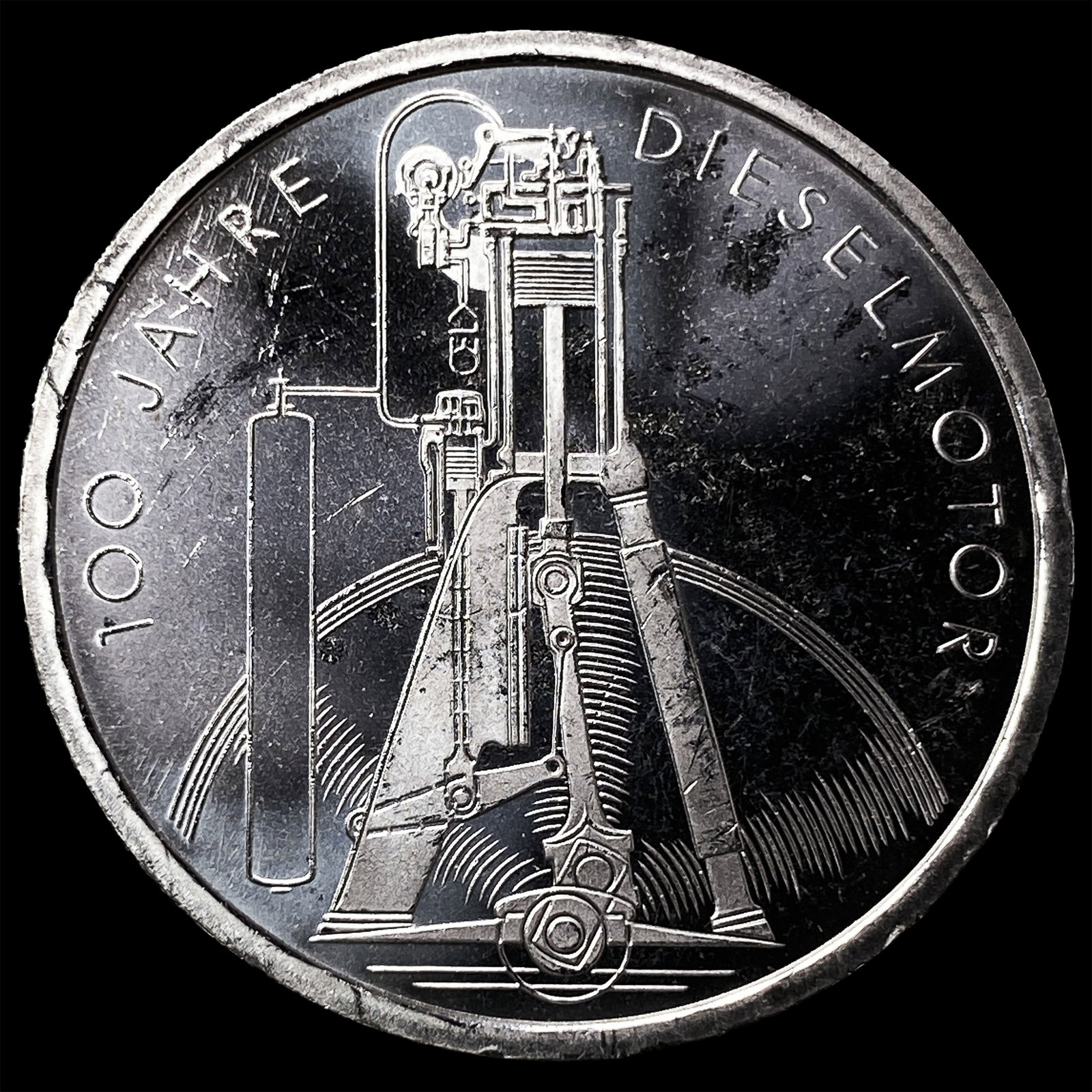 1997F Germany Silver 10 Mark KM-192: 1997F Germany Silver 10 Mark KM-192