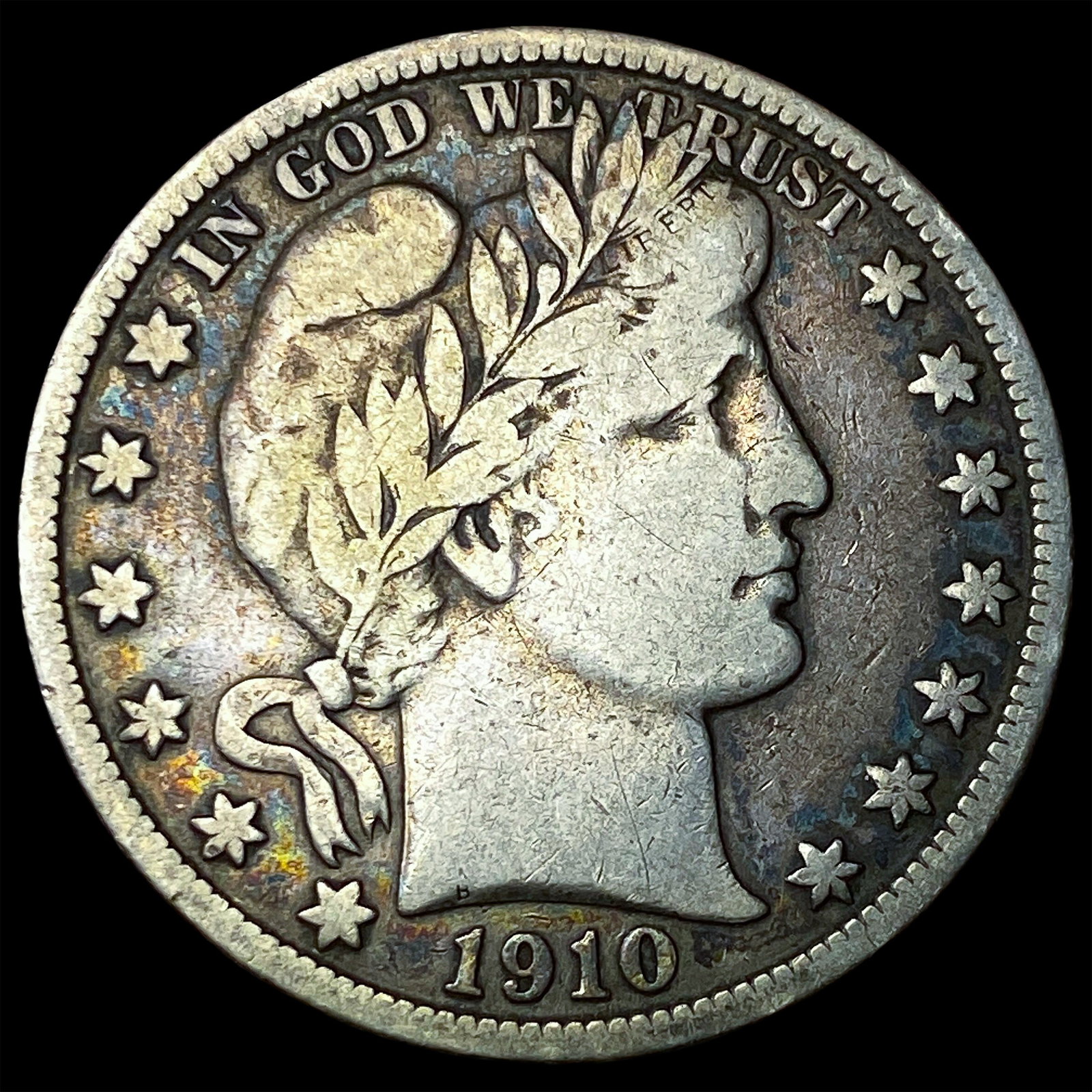 1910-S Silver Barber Half Dollar NEARLY UNCIRCULATED (1 of 2)