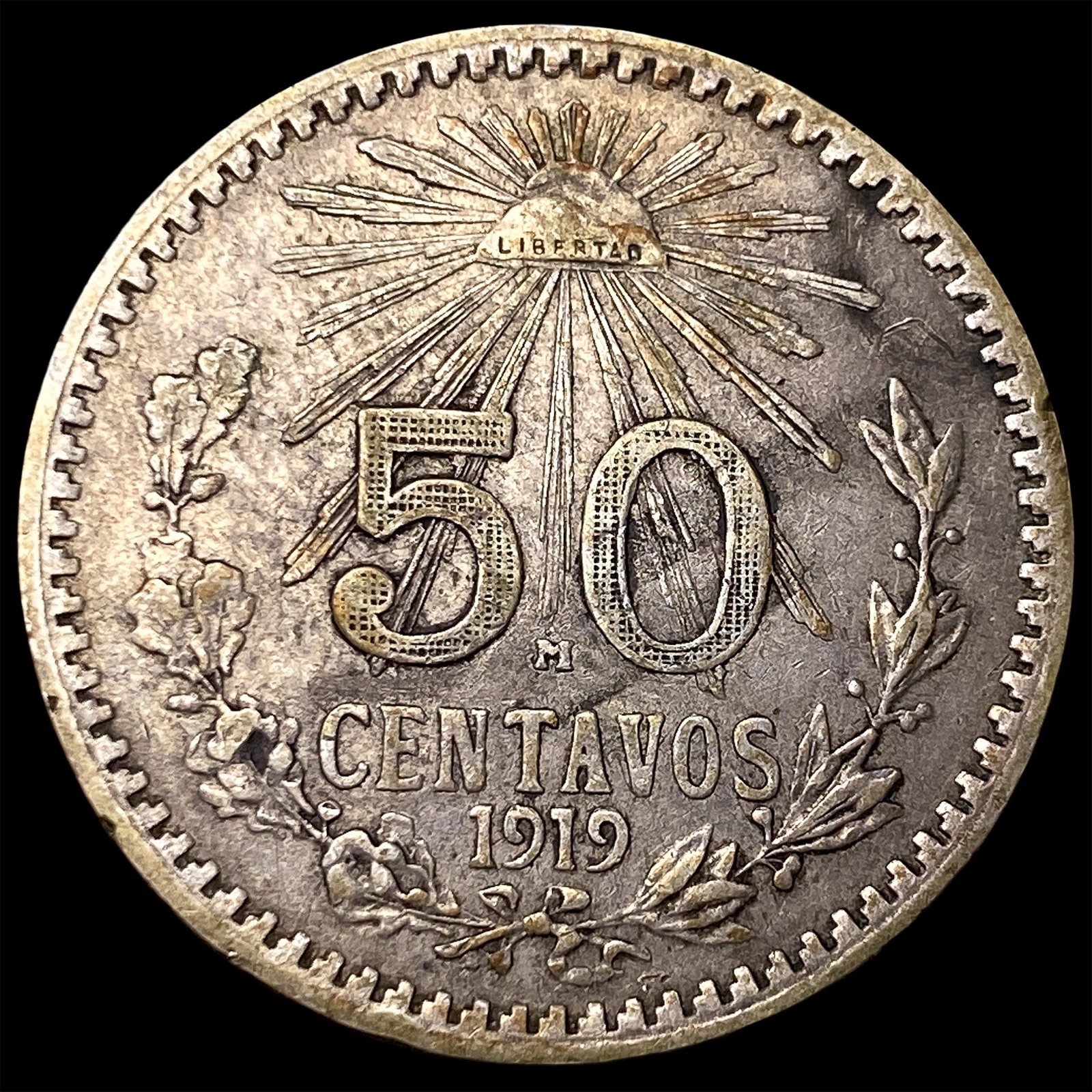 1919 Mexico Silver 50 Centavos (1 of 2)