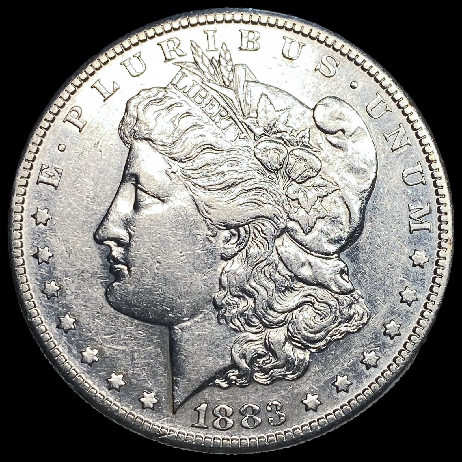 1883-S Silver Morgan Dollar CLOSELY UNCIRCULATED: 1883-S Silver Morgan Dollar CLOSELY UNCIRCULATED