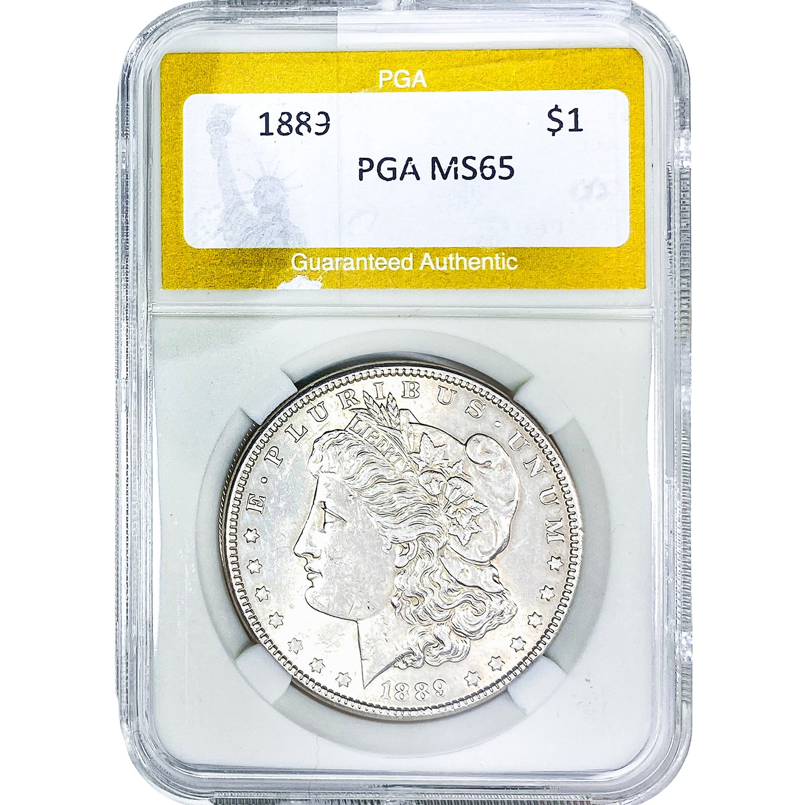 1889 Morgan Silver Dollar PGA MS65 (1 of 2)