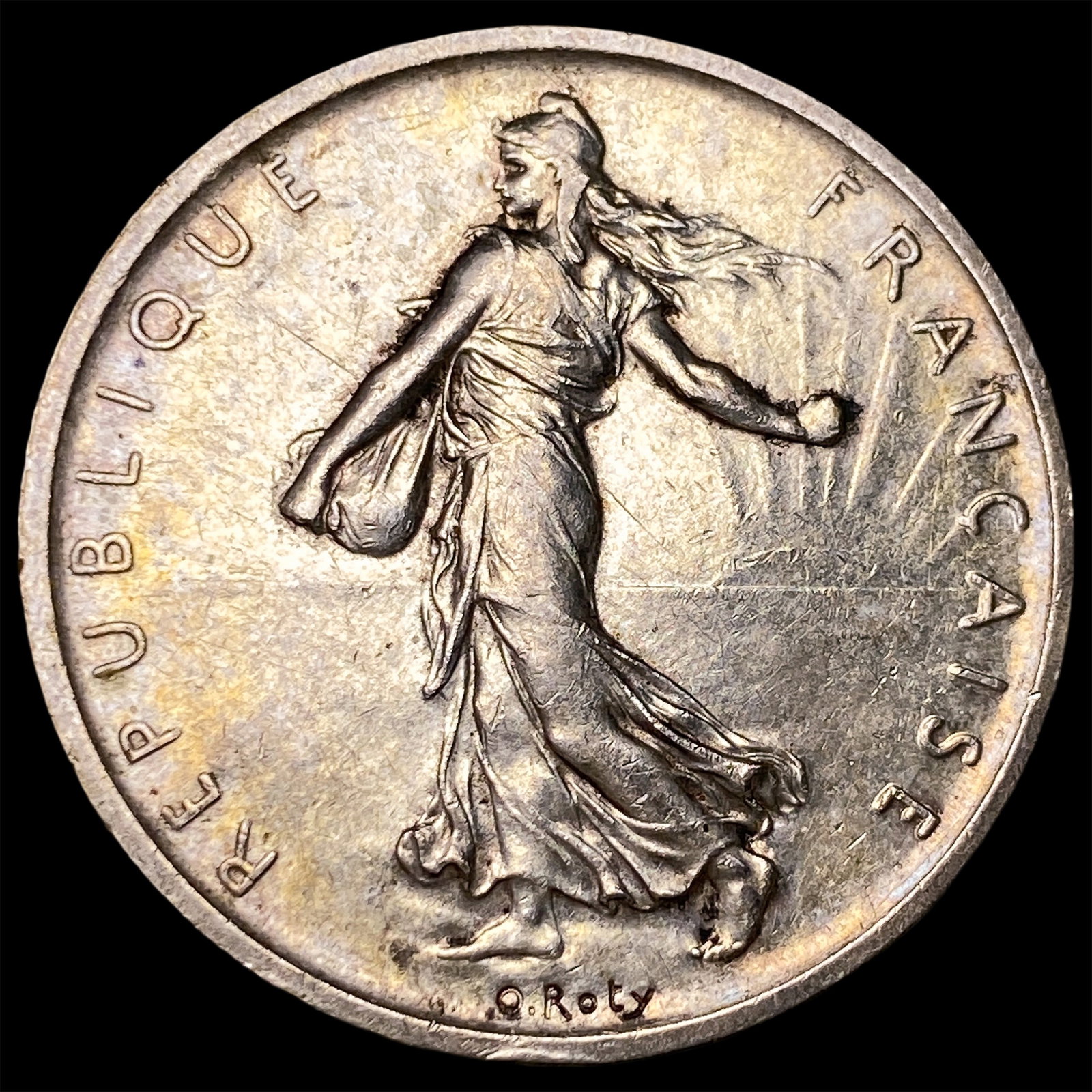 1960 France silver 5 Francs: 1960 France silver 5 Francs