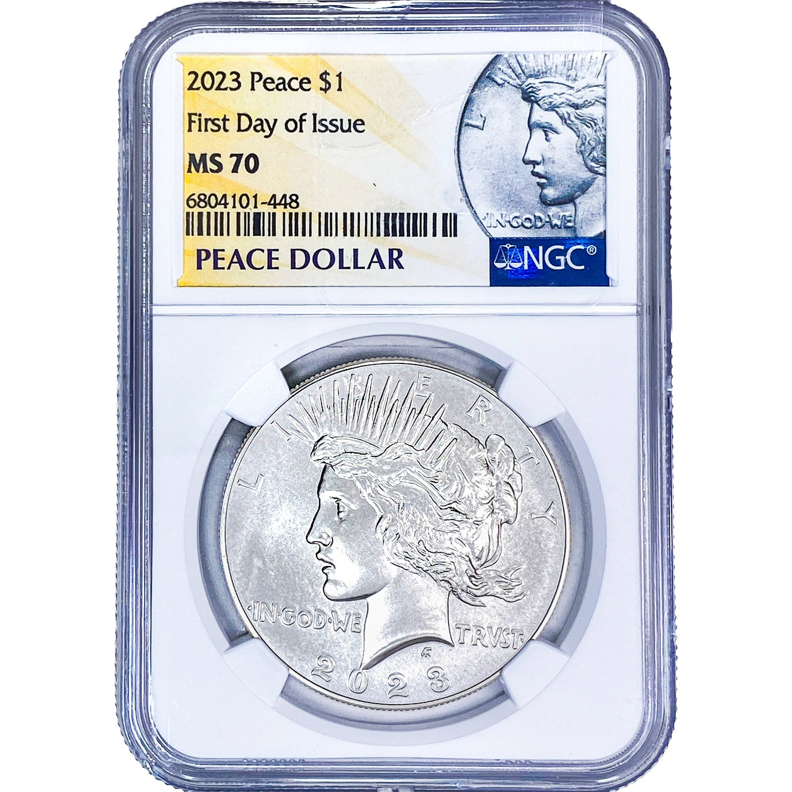 2023 Silver Peace Dollar NGC MS70: 2023 Silver Peace Dollar NGC MS70