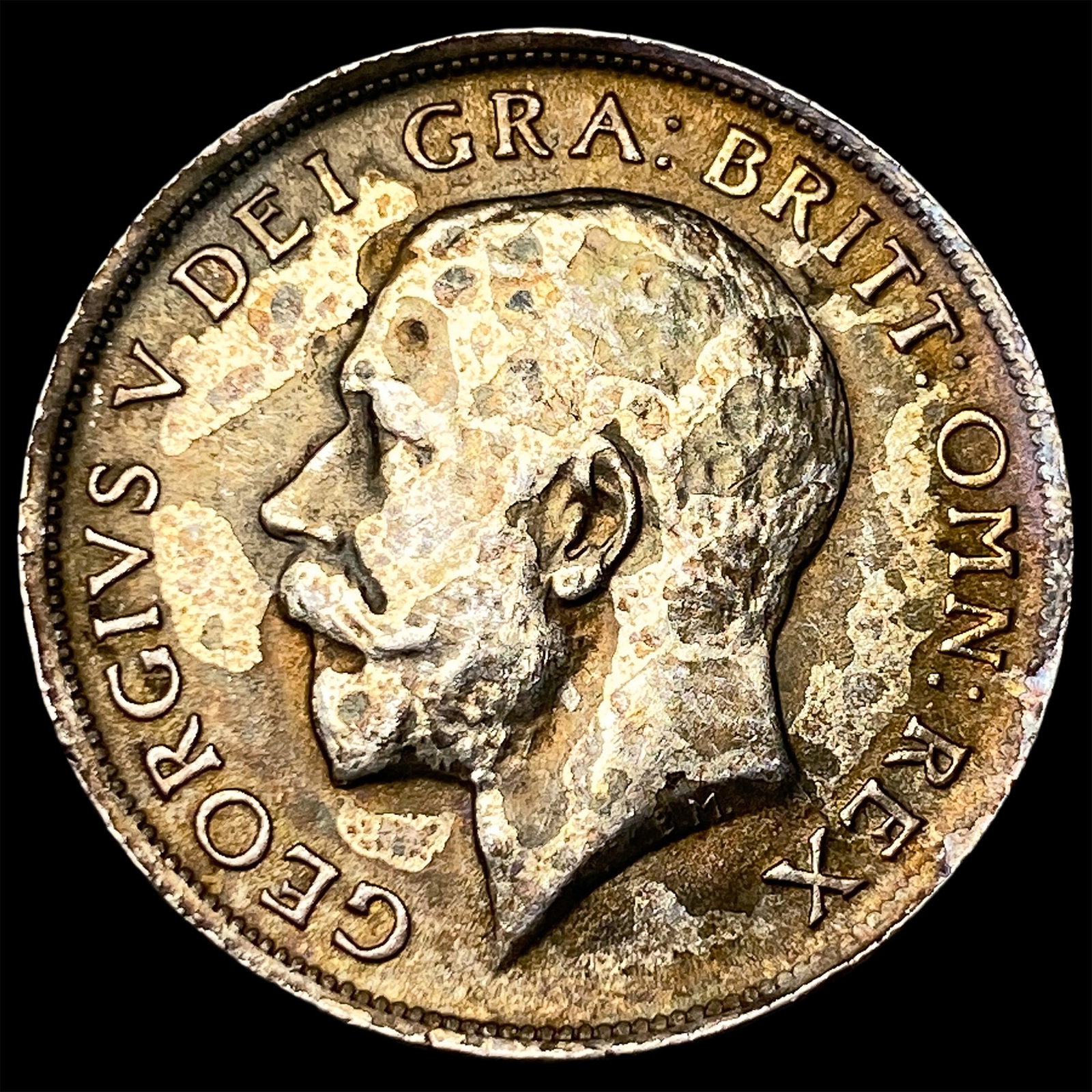 1912 Great Britain Silver 1 Shilling: 1912 Great Britain Silver 1 Shilling