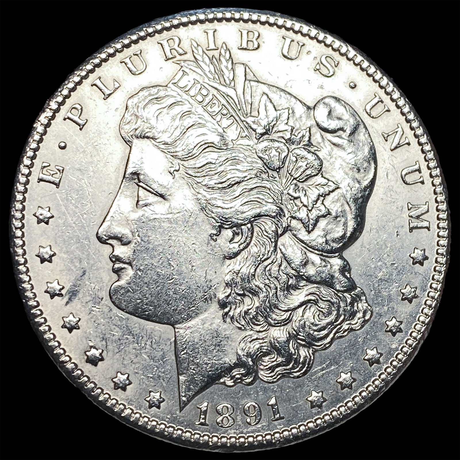 1891-CC Silver Morgan Dollar UNCIRCULATED (1 of 2)