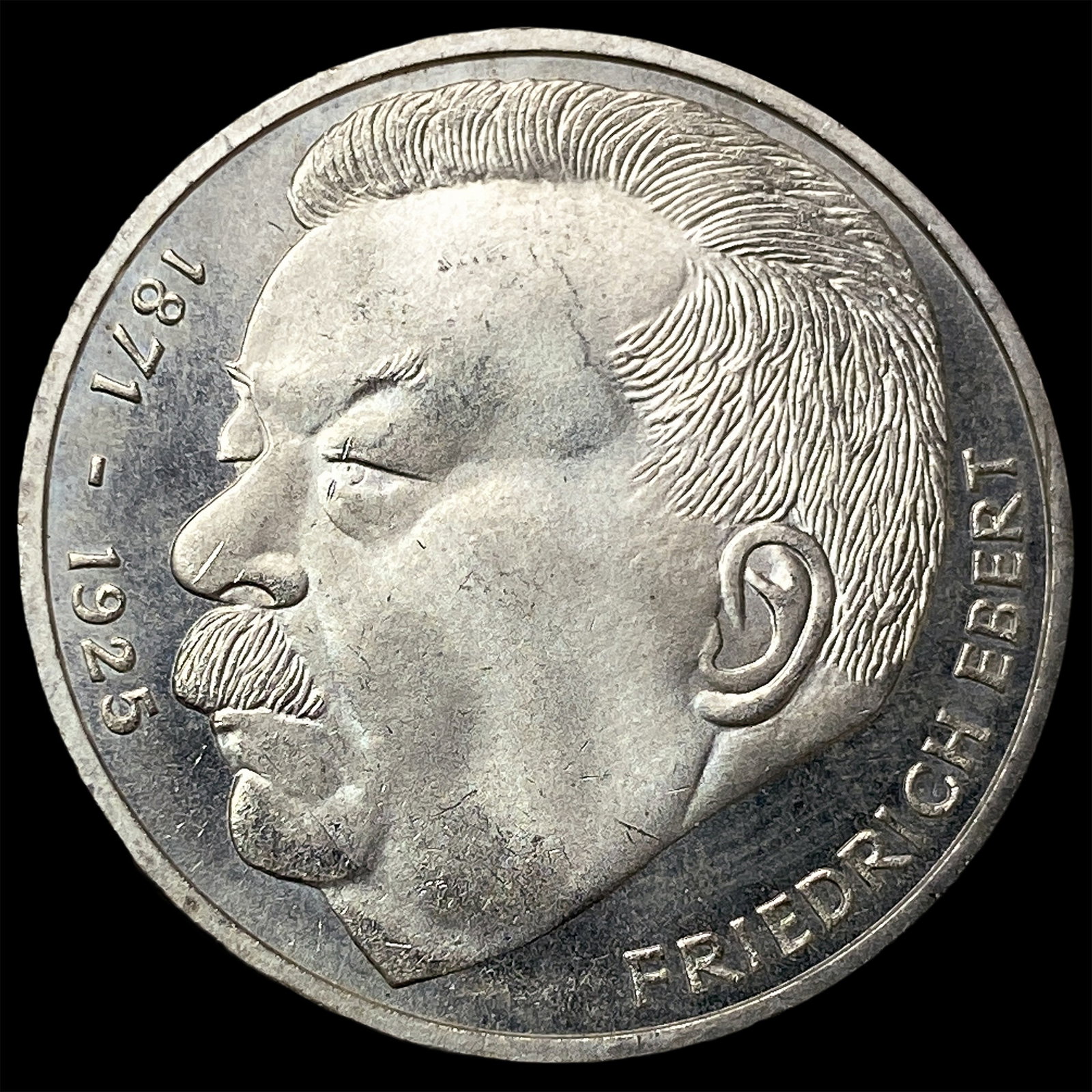 1975J Germany Silver 5 Mark: 1975J Germany Silver 5 Mark