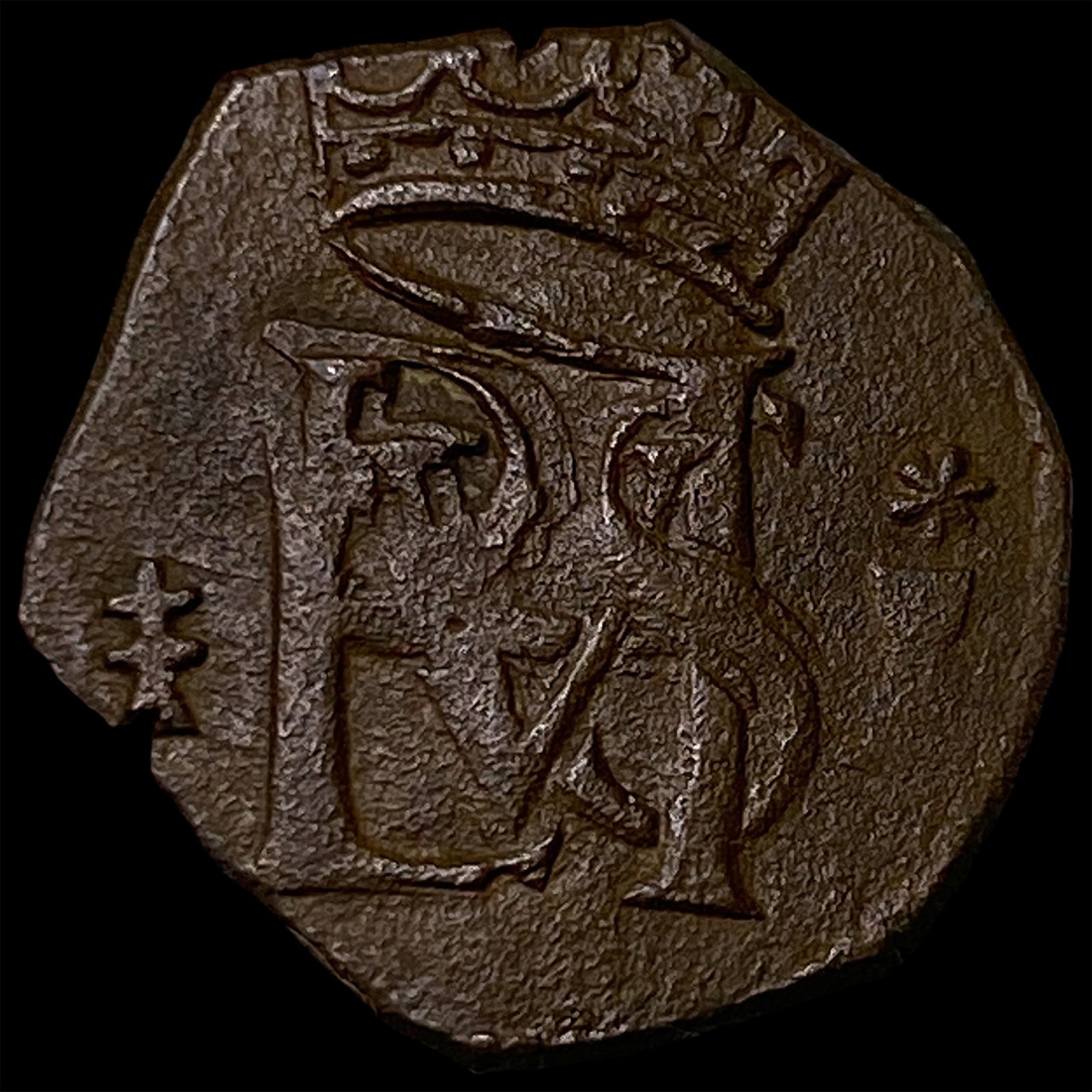 1556-1598 Spain Cuenca Philip II BI Blanca (1 of 2)