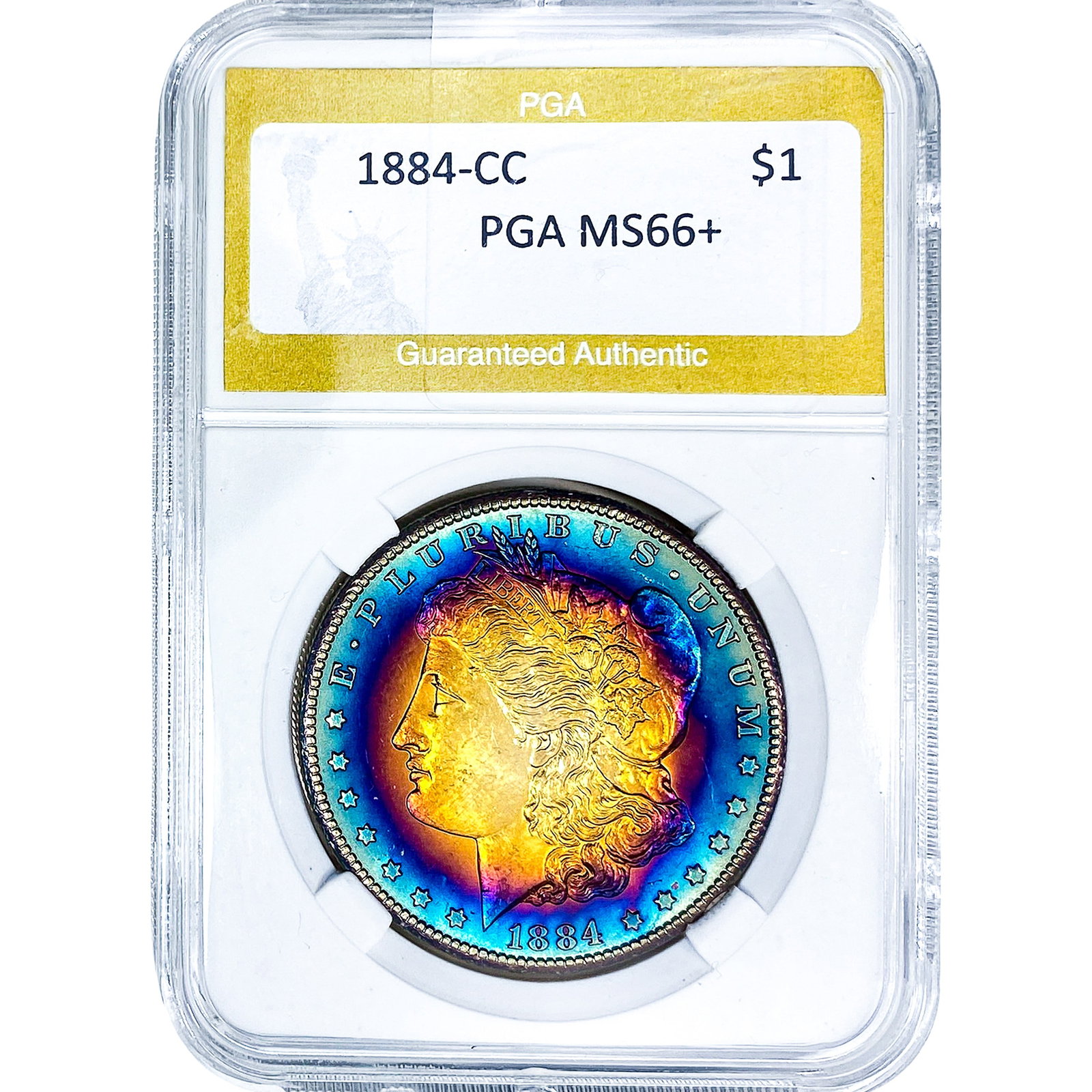 1884-CC Morgan Silver Dollar PGA MS66+ (1 of 2)