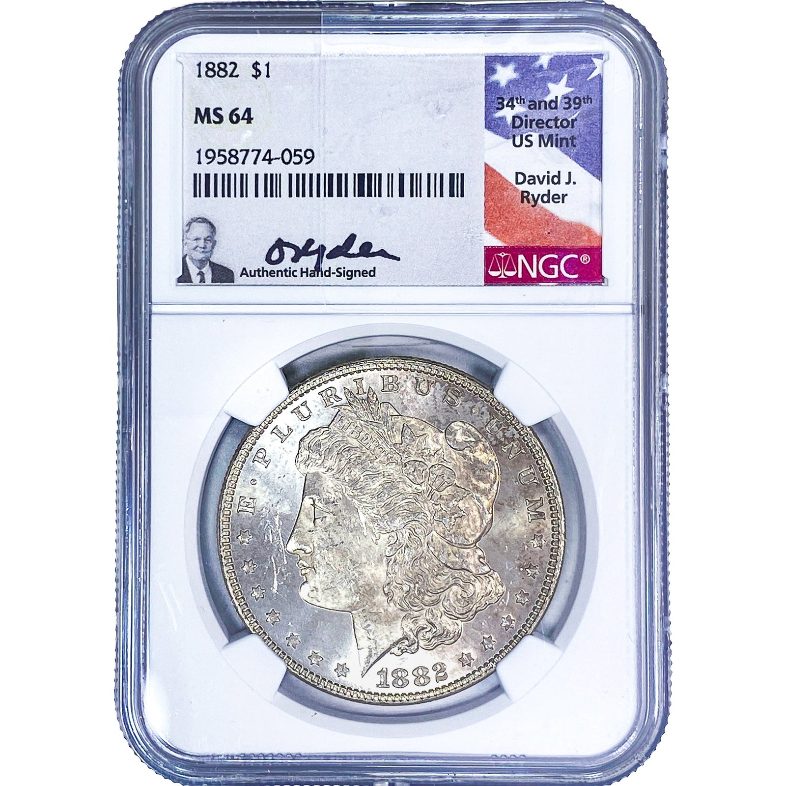 1882 Morgan Silver Dollar NGC MS64 (1 of 2)