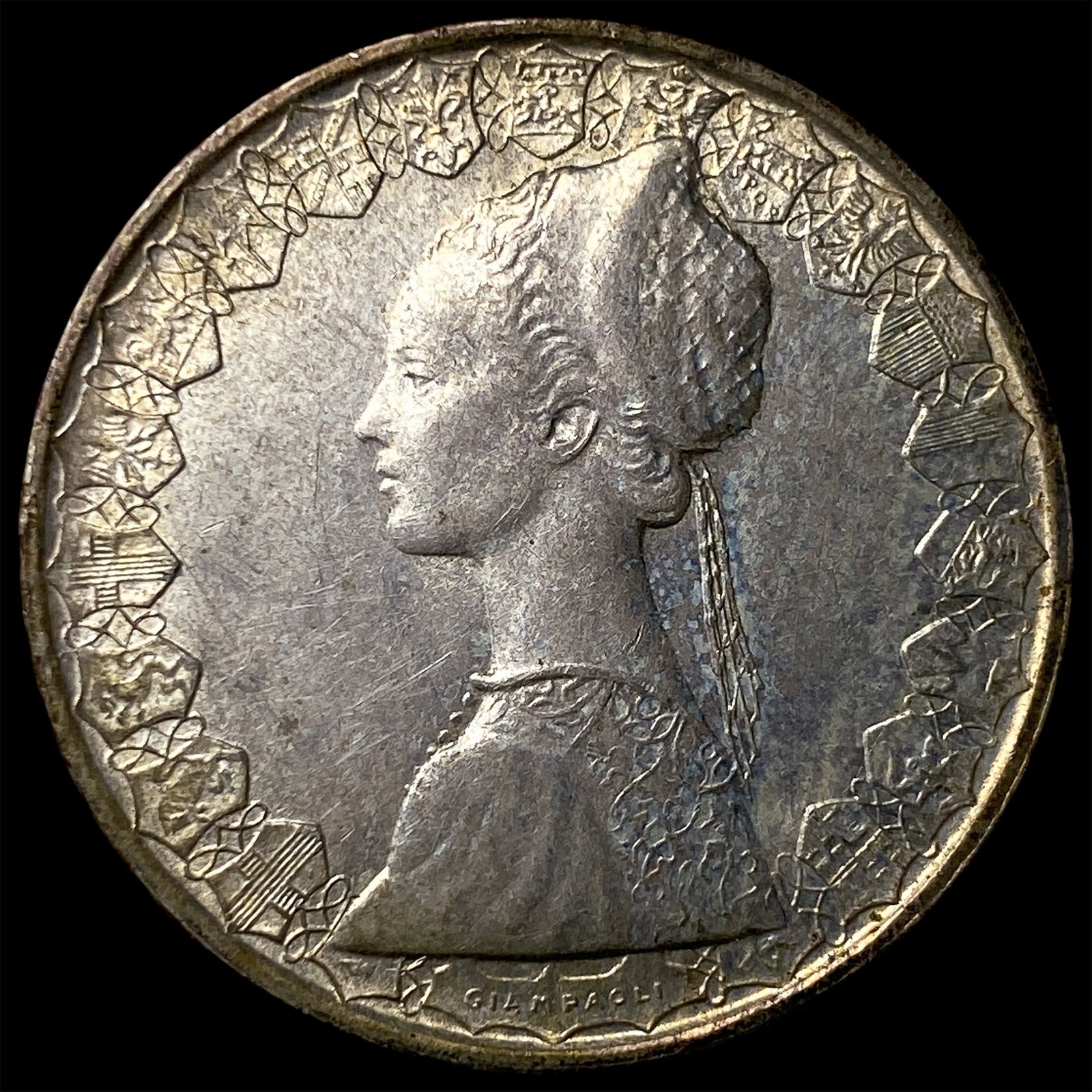 1960 Italy Silver 500 Lire (1 of 2)