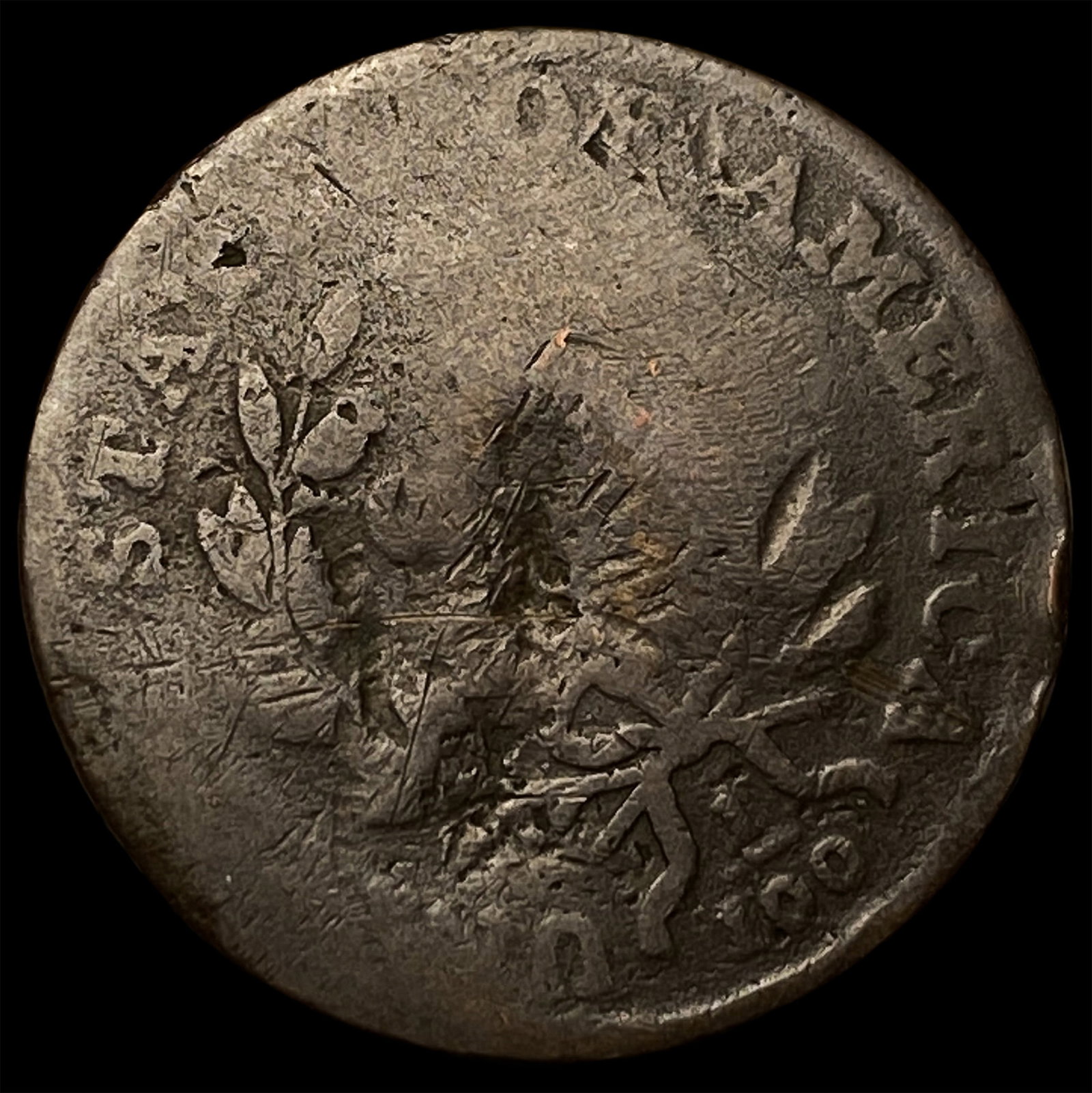 1800 Draped Bust Half Cent NICELY CIRCULATED - 2