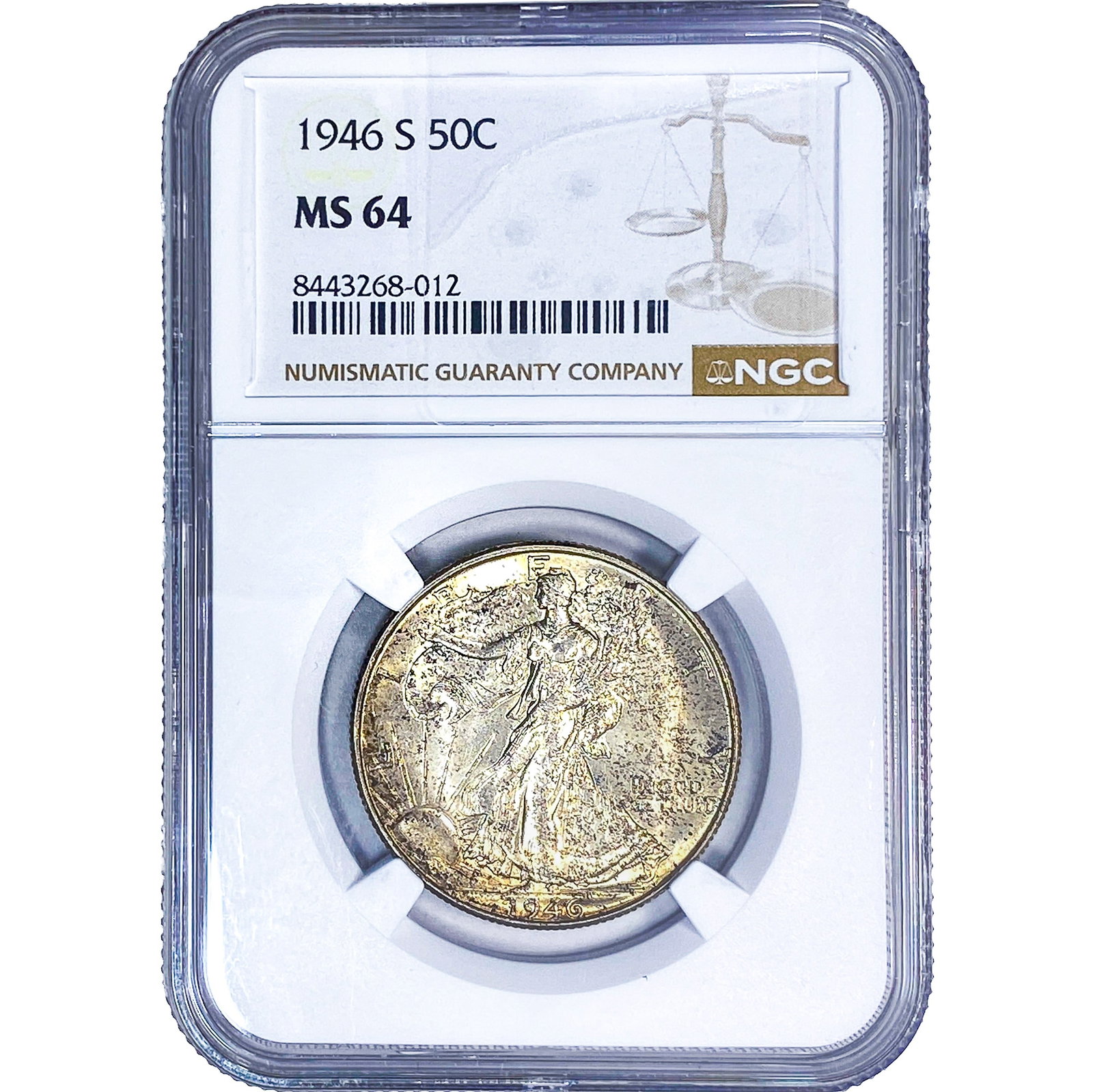 1946-S Walking Liberty Half Dollar NGC MS64 (1 of 2)