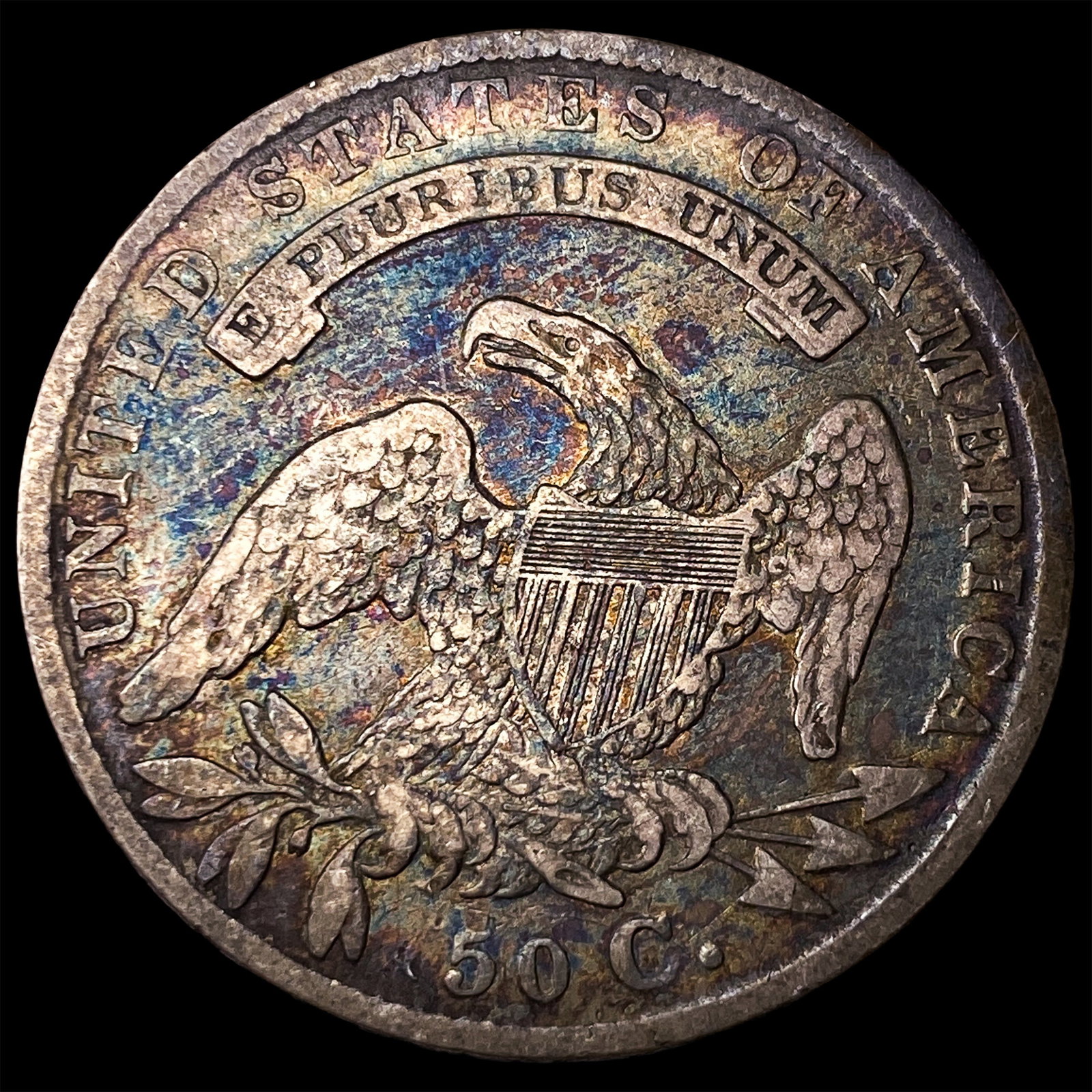 1834 Capped Bust Half Dollar LIGHTLY CIRCULATED - 2