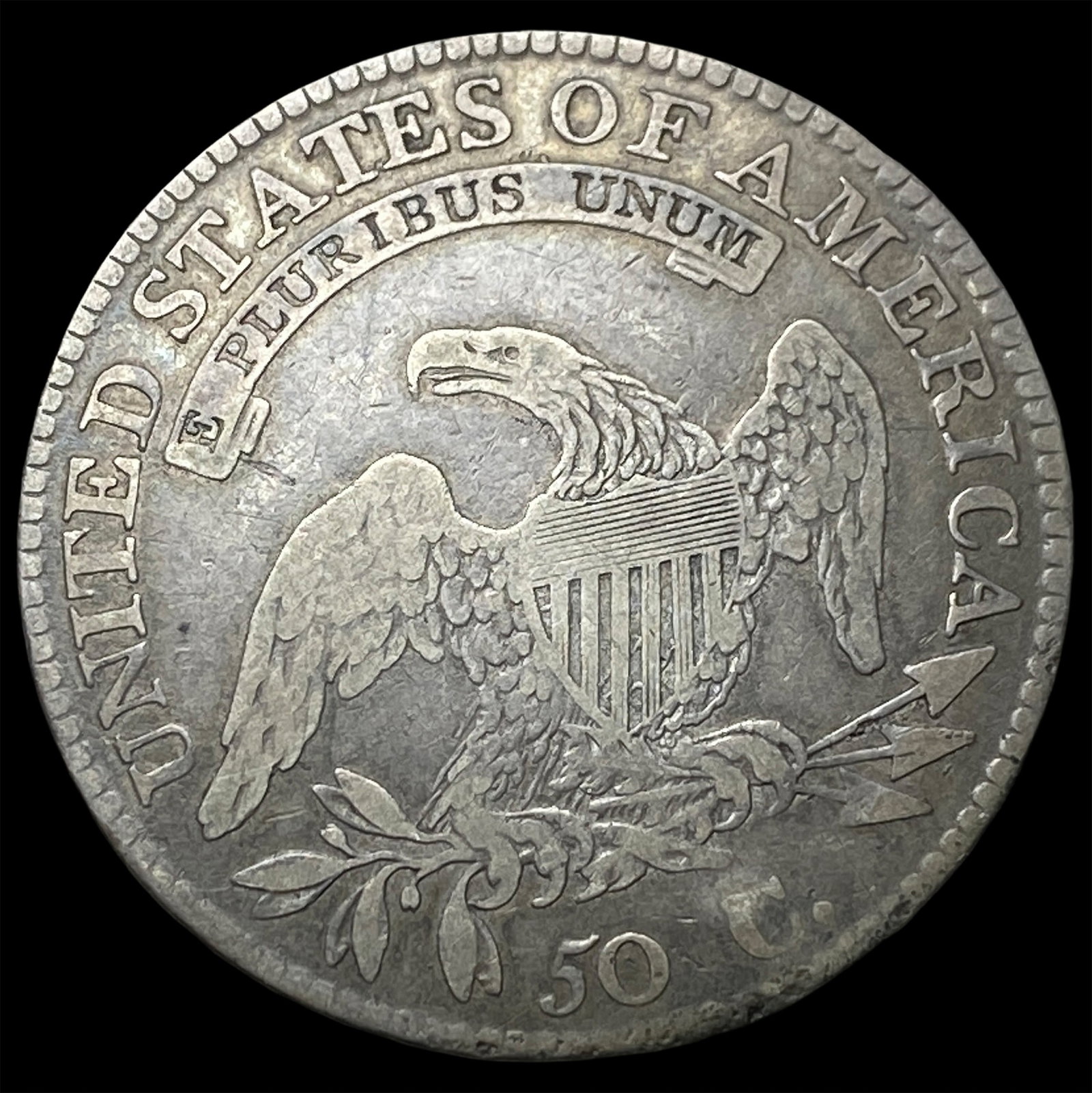 1814 Capped Bust Half Dollar ABOUT UNCIRCULATED - 2