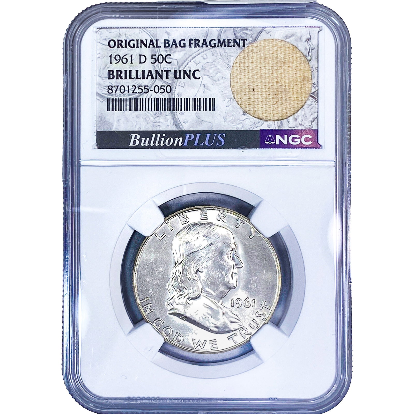 1961-D Franklin Half Dollar NGC BU (1 of 2)