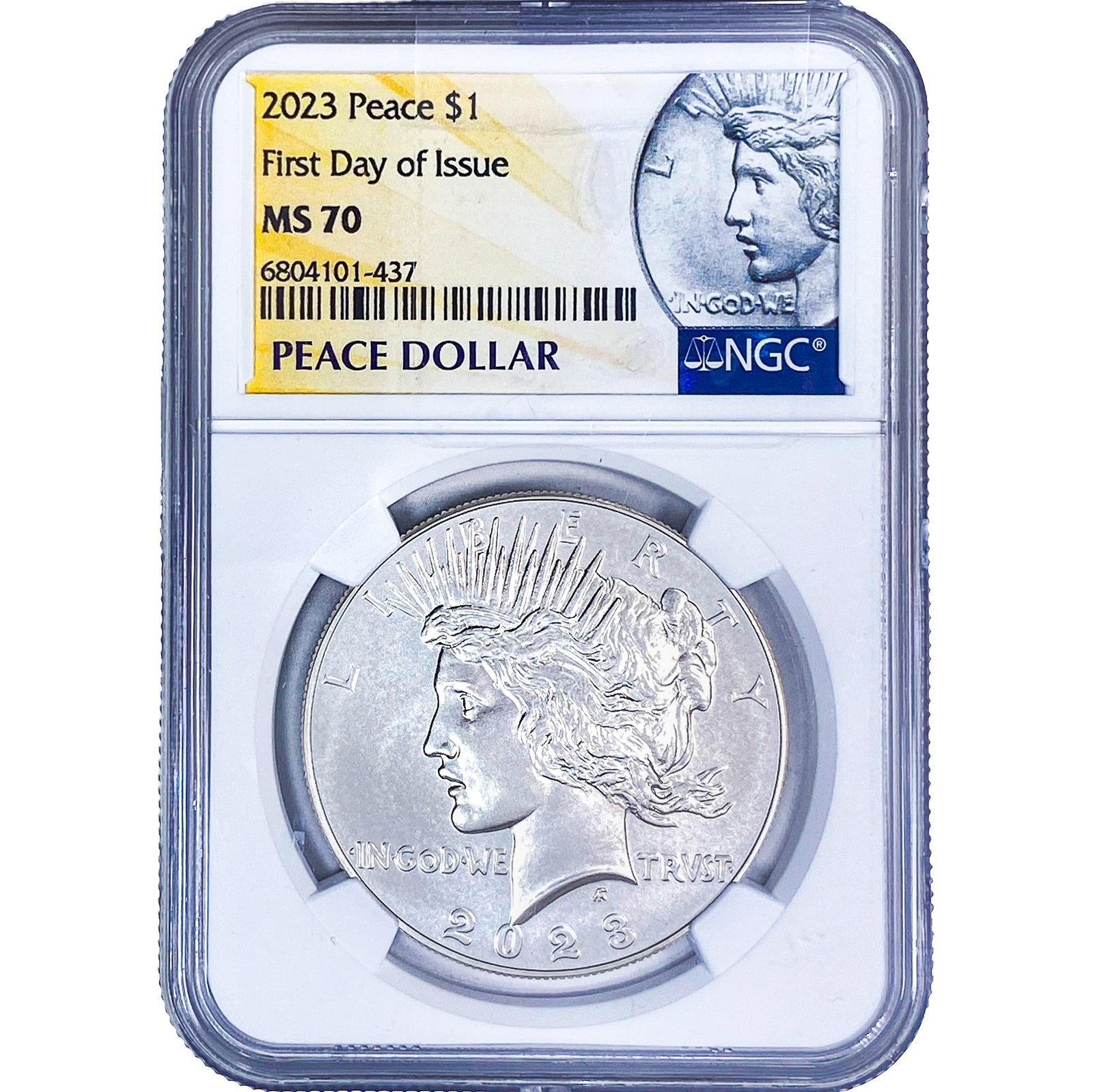 2023 Silver Peace Dollar NGC MS70: 2023 Silver Peace Dollar NGC MS70