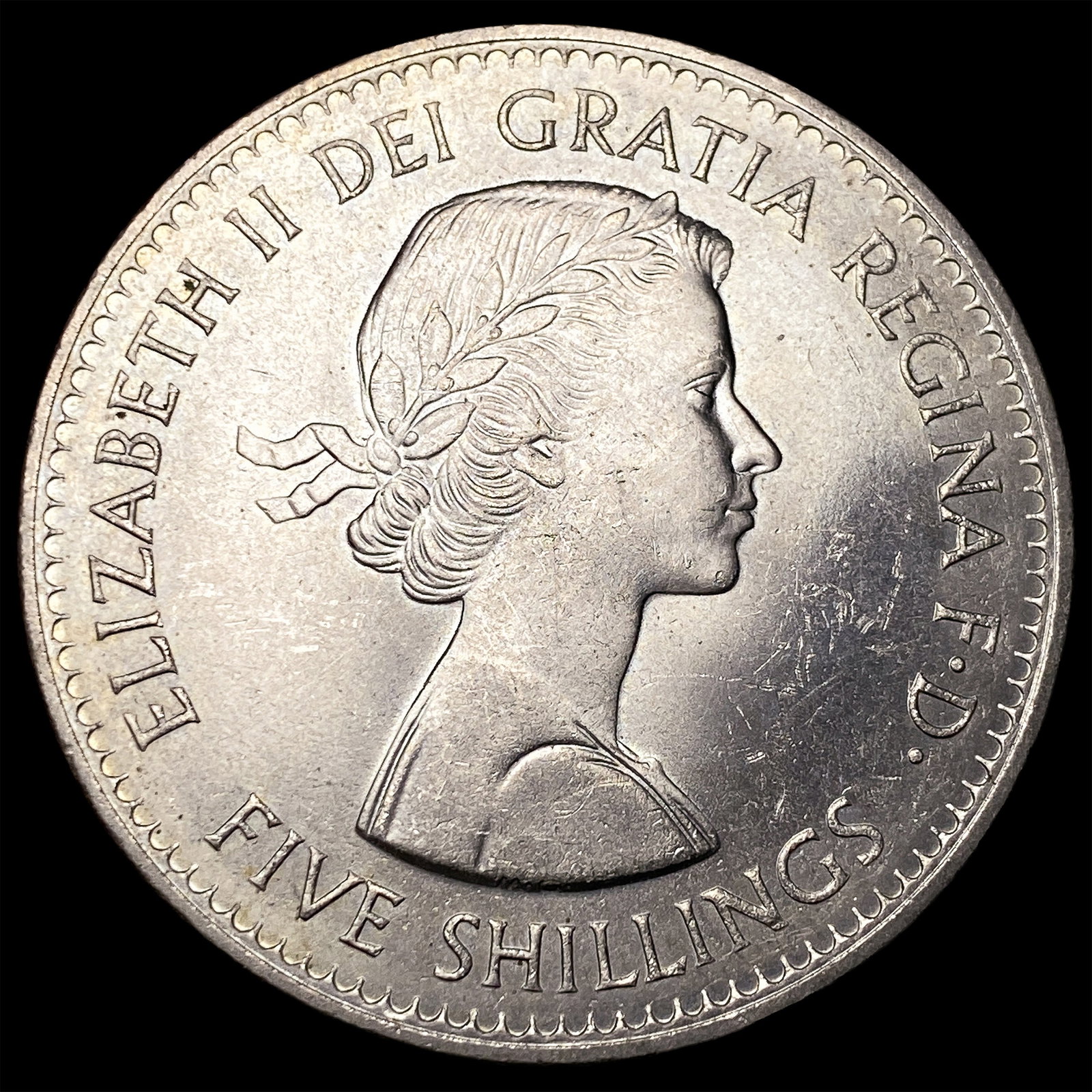 1960 Great Britain Copper Nickel 1 Crown: 1960 Great Britain Copper Nickel 1 Crown