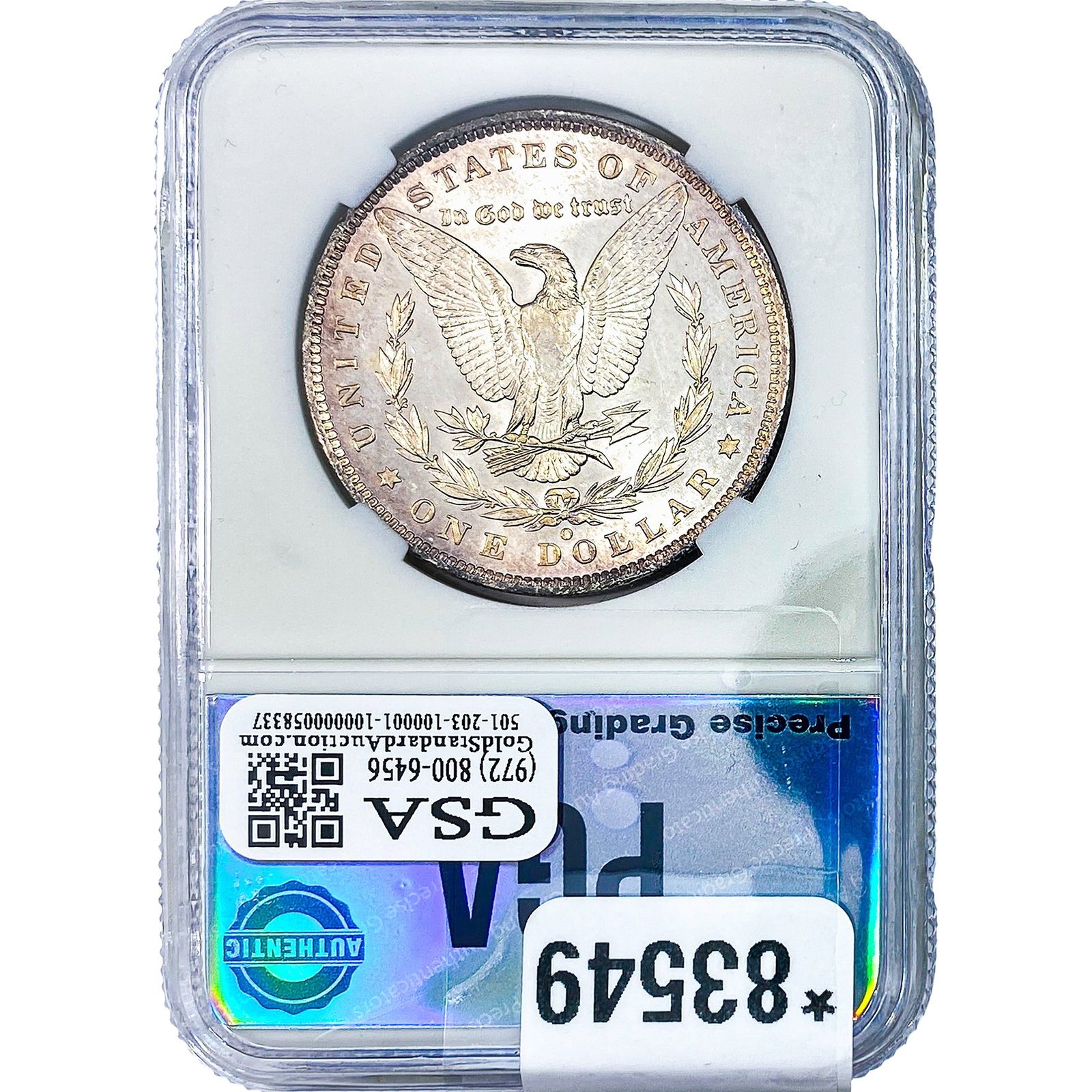 1885-O Morgan Silver Dollar PGA MS64 - 2