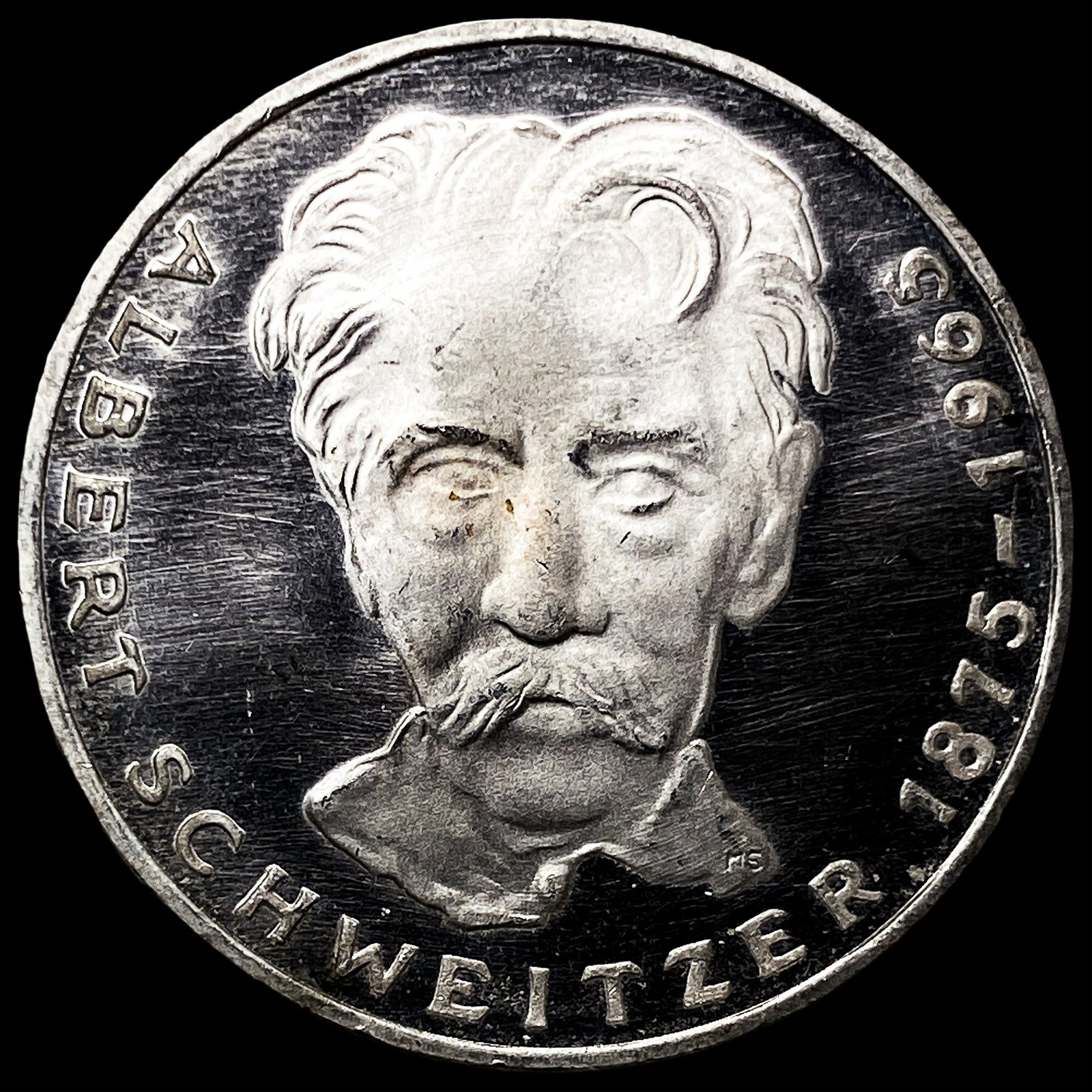 1975G Germany Silver 5 Mark: 1975G Germany Silver 5 Mark