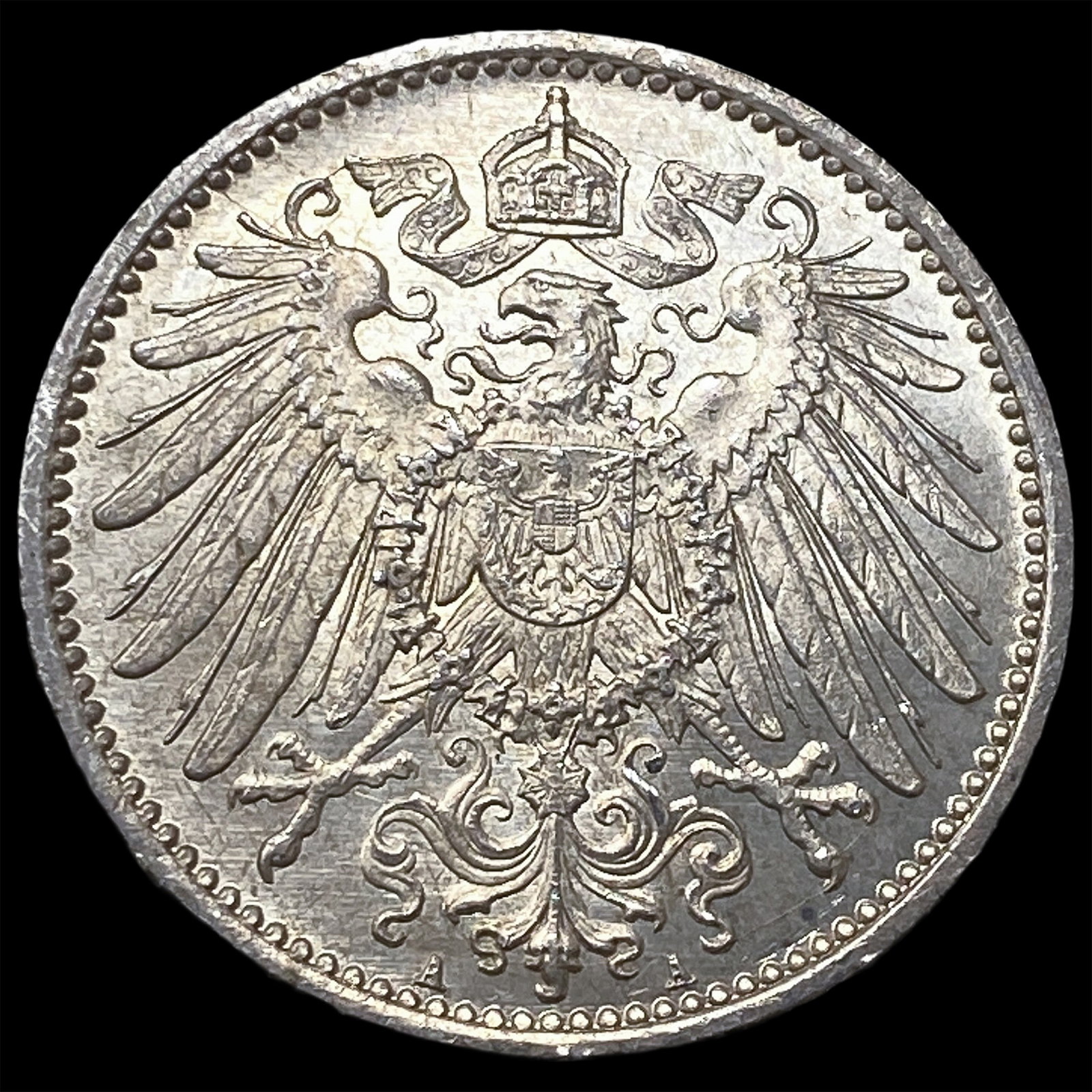 1915A Germany Silver One Mark: 1915A Germany Silver One Mark
